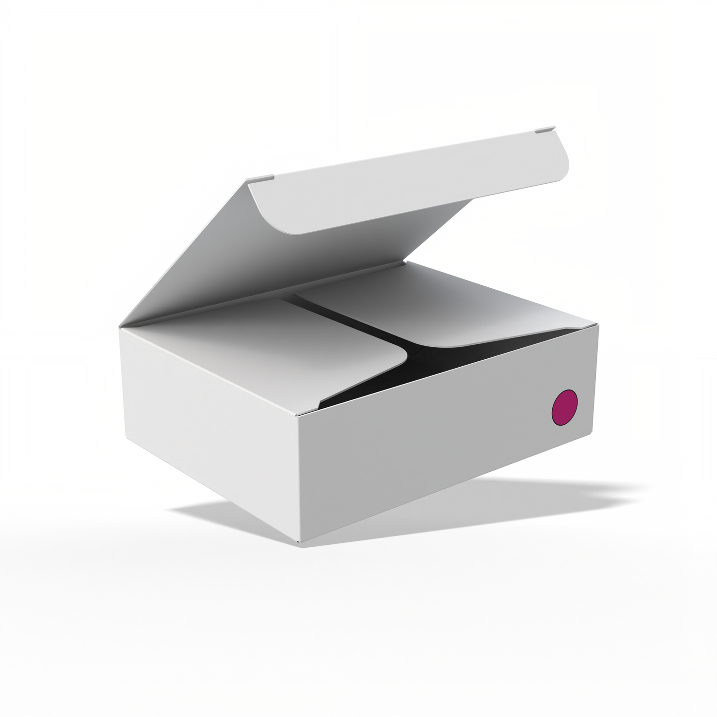 Design Custom 4"x3.125"x1.25" Auto Lock Boxes Online | PrintLab by WEC | Open Box