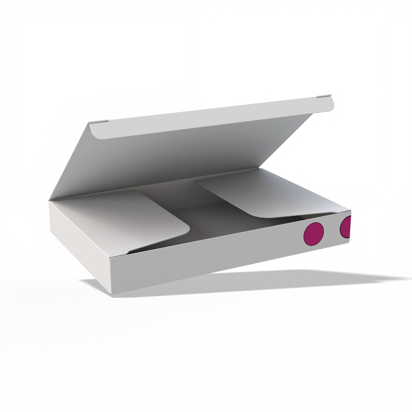 Design Custom 6"x4"x0.75" Auto Lock Boxes Online | PrintLab by WEC | Open Box