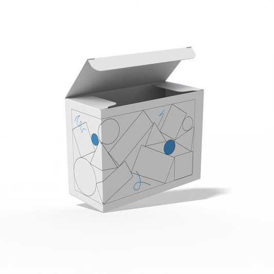 Design Custom 4"x1.75"x3" Cross Tuck Boxes Online | PrintLab by WEC | Open Box