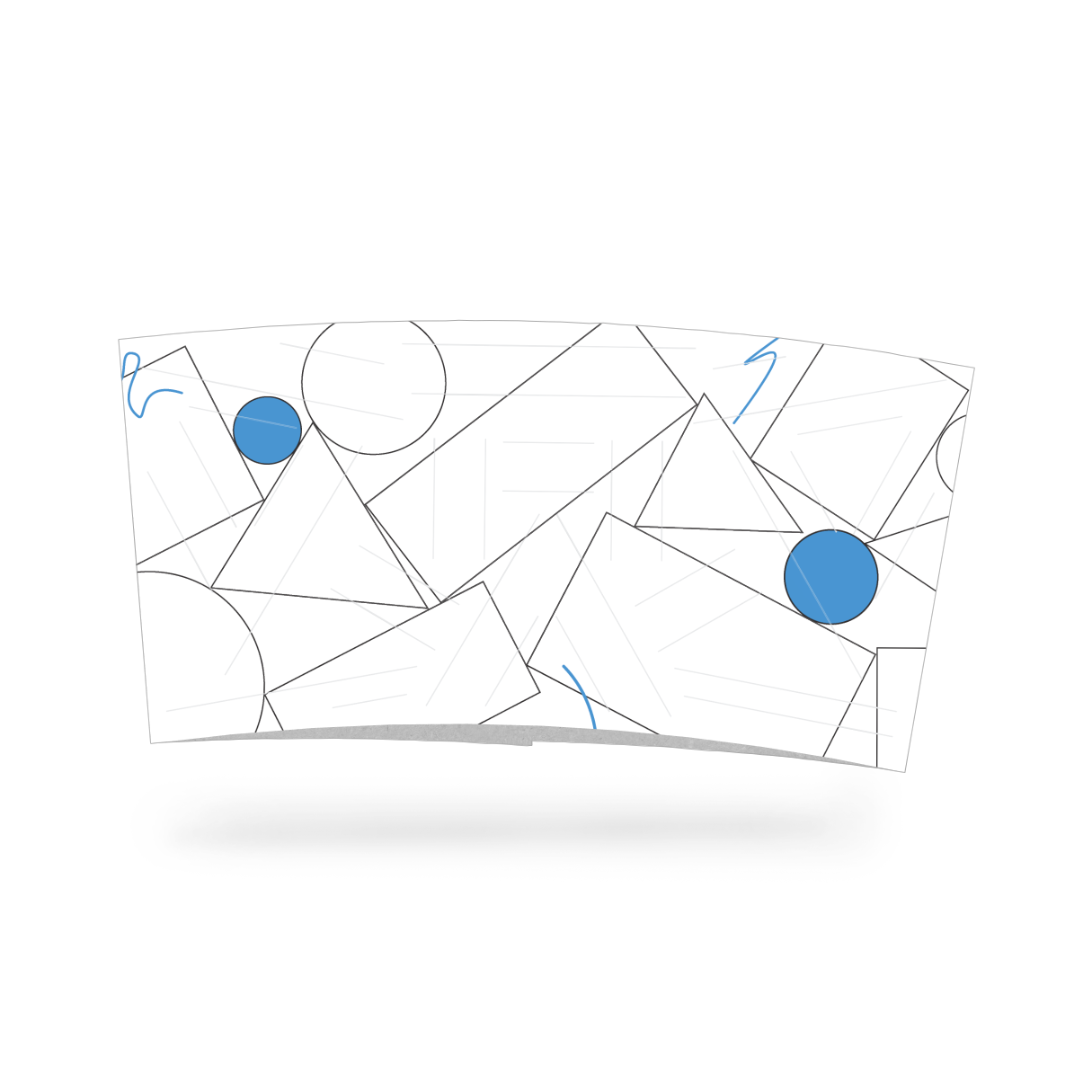 Design Custom Coffee Sleeves Online | PrintLab by WEC | Front