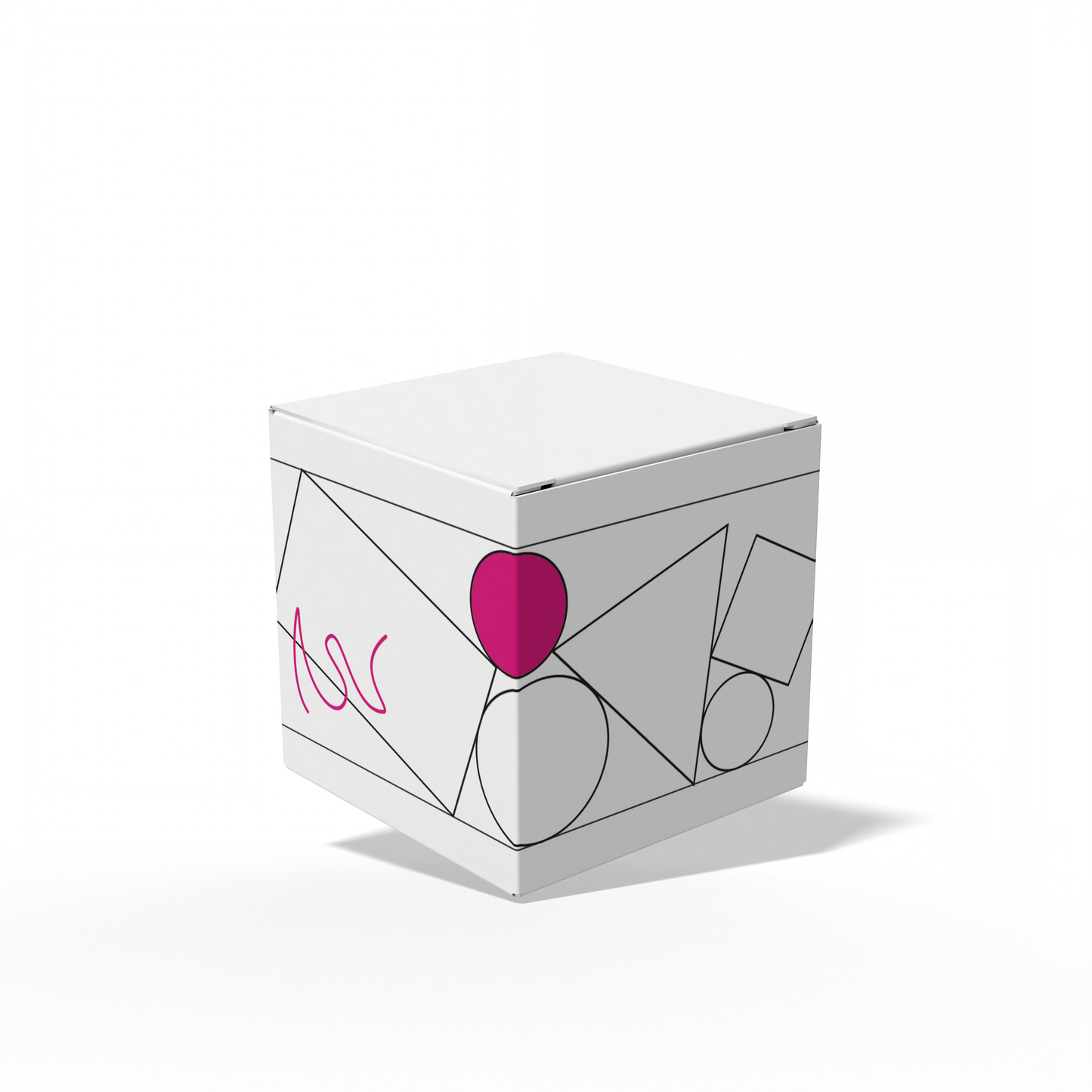 Design Custom 2"x2"x2" Auto Lock Boxes Online | PrintLab by WEC | Closed Box