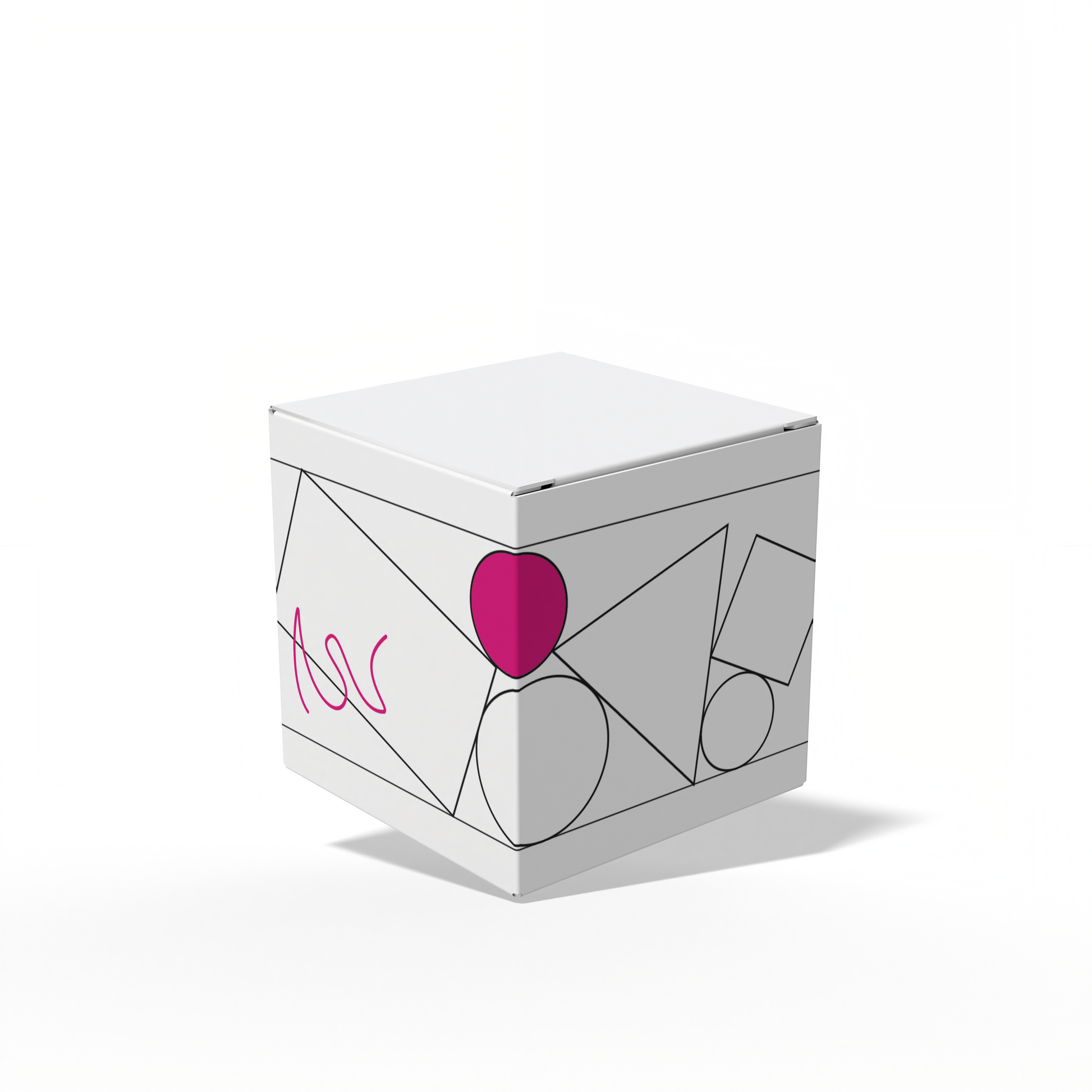 Design Custom 2"x2"x2" Auto Lock Boxes Online | PrintLab by WEC | Closed Box
