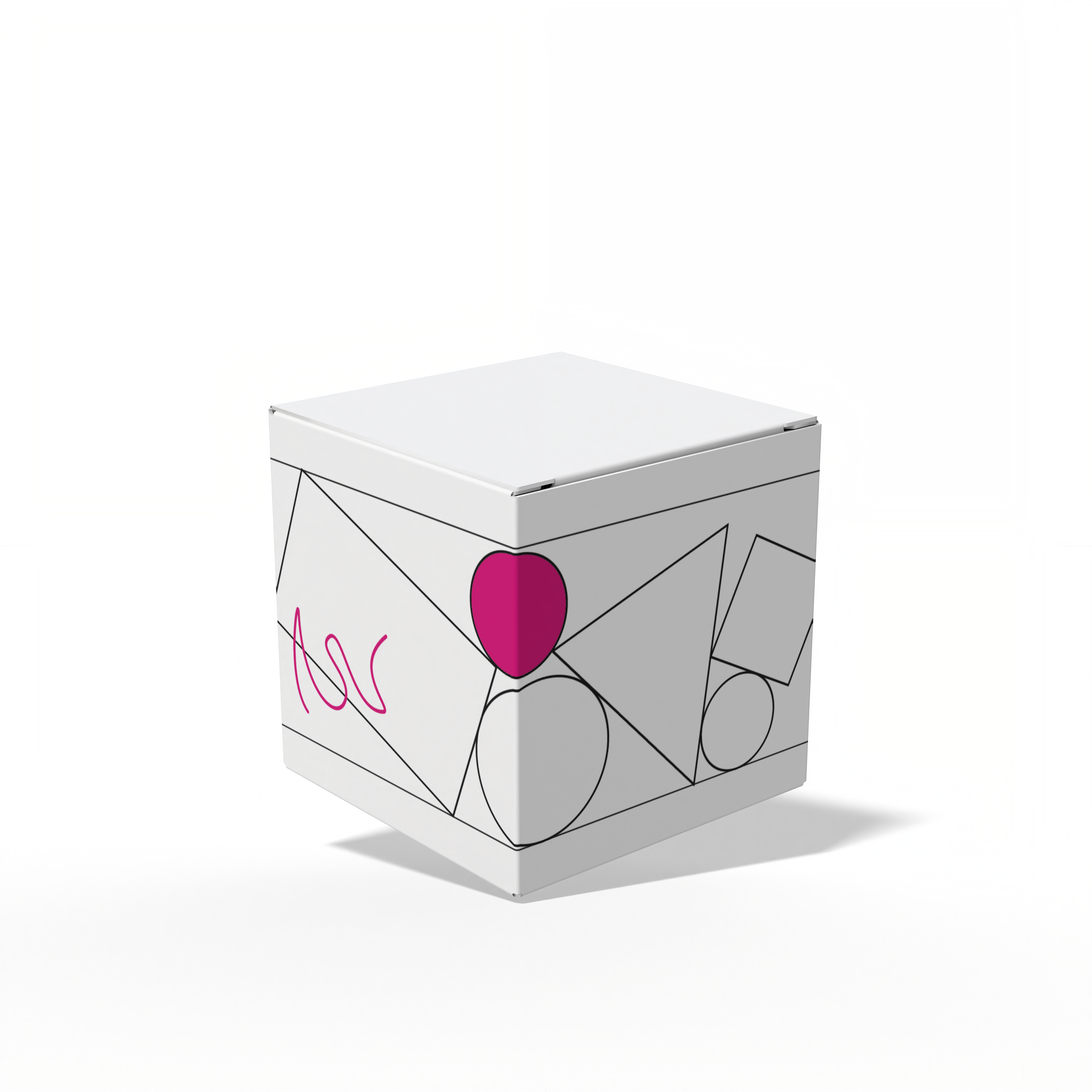 Design Custom 2"x2"x2" Auto Lock Boxes Online | PrintLab by WEC | Closed Box