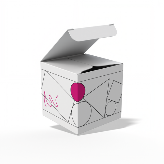Design Custom 2"x2"x2" Auto Lock Boxes Online | PrintLab by WEC | Open Box