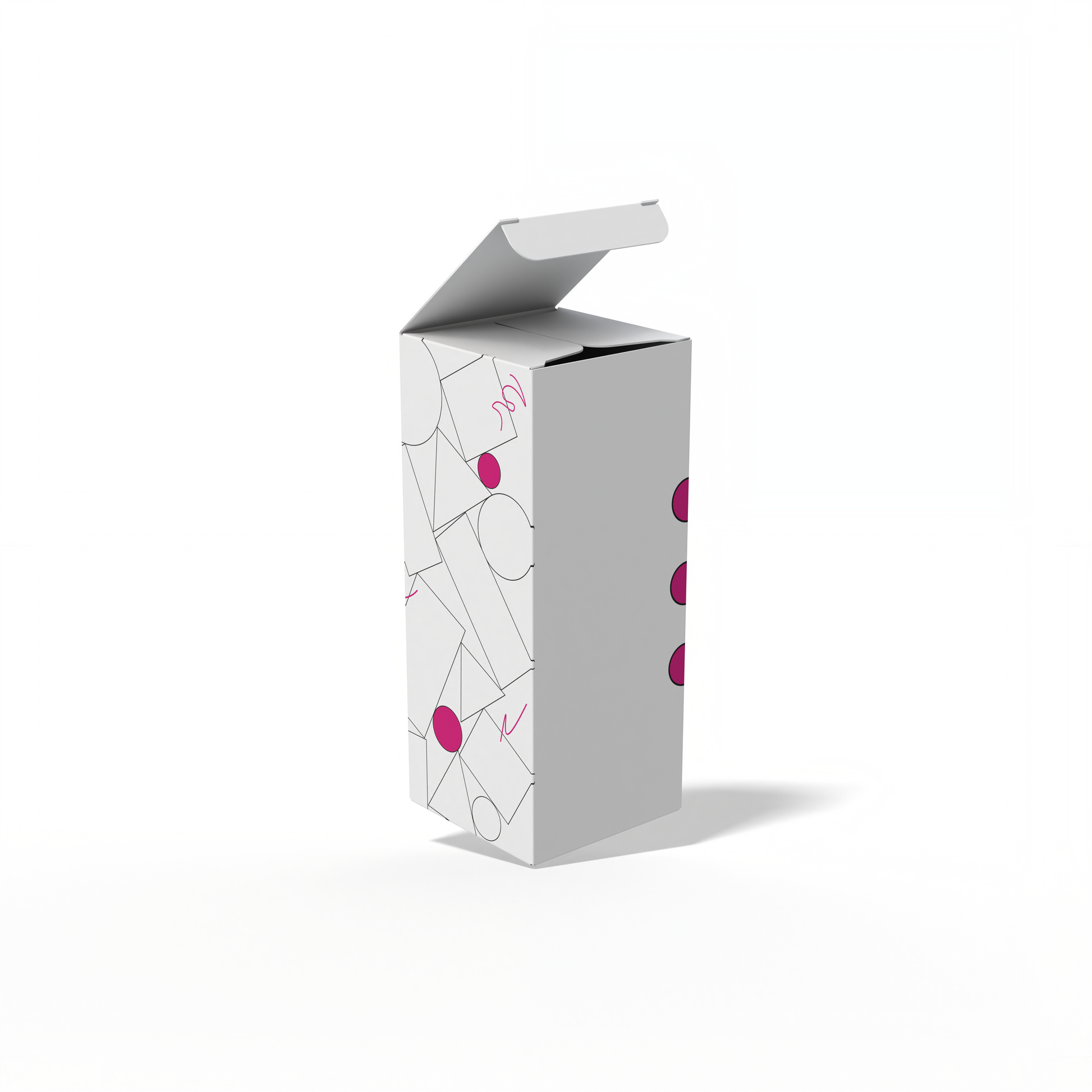 Design Custom 2"x2"x5" Auto Lock Boxes Online | PrintLab by WEC | Open Box