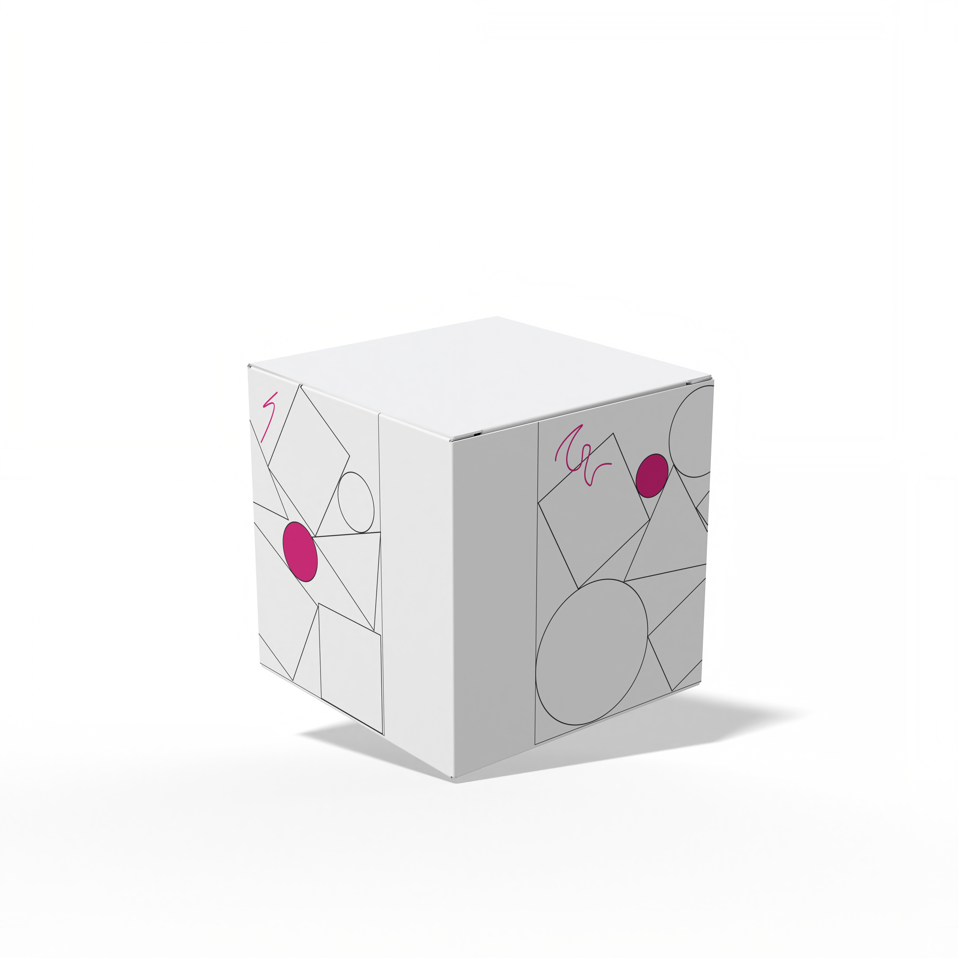 Design Custom 3"x3"x3" Auto Lock Boxes Online | PrintLab by WEC | Closed Box