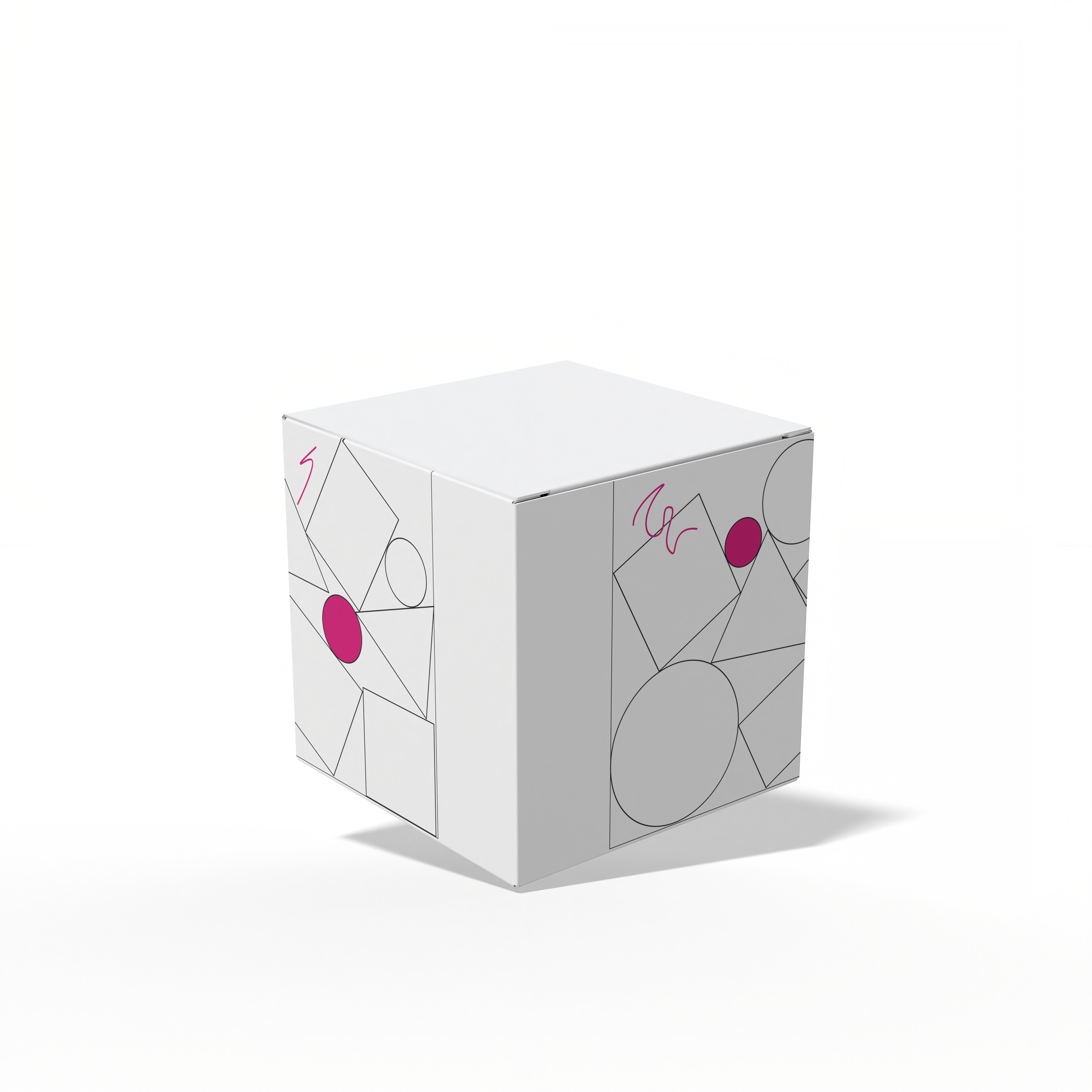 Design Custom 3"x3"x3" Auto Lock Boxes Online | PrintLab by WEC | Closed Box