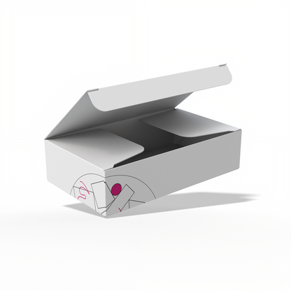 Design Custom 4.5"x2.625"x1.125" Auto Lock Boxes Online | PrintLab by WEC | Open Box