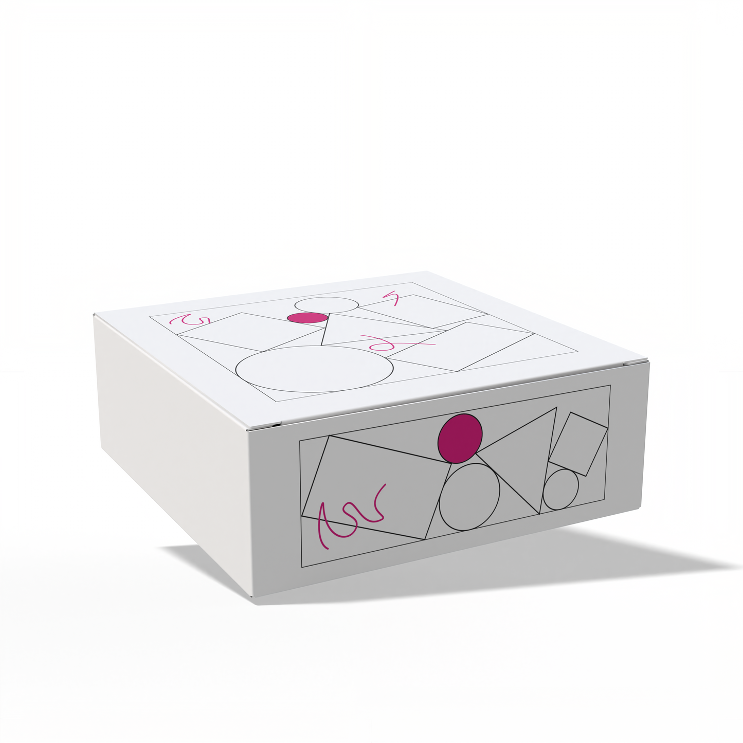 Design Custom 4.5"x4.5"x1.625" Auto Lock Boxes Online | PrintLab by WEC | Closed Box