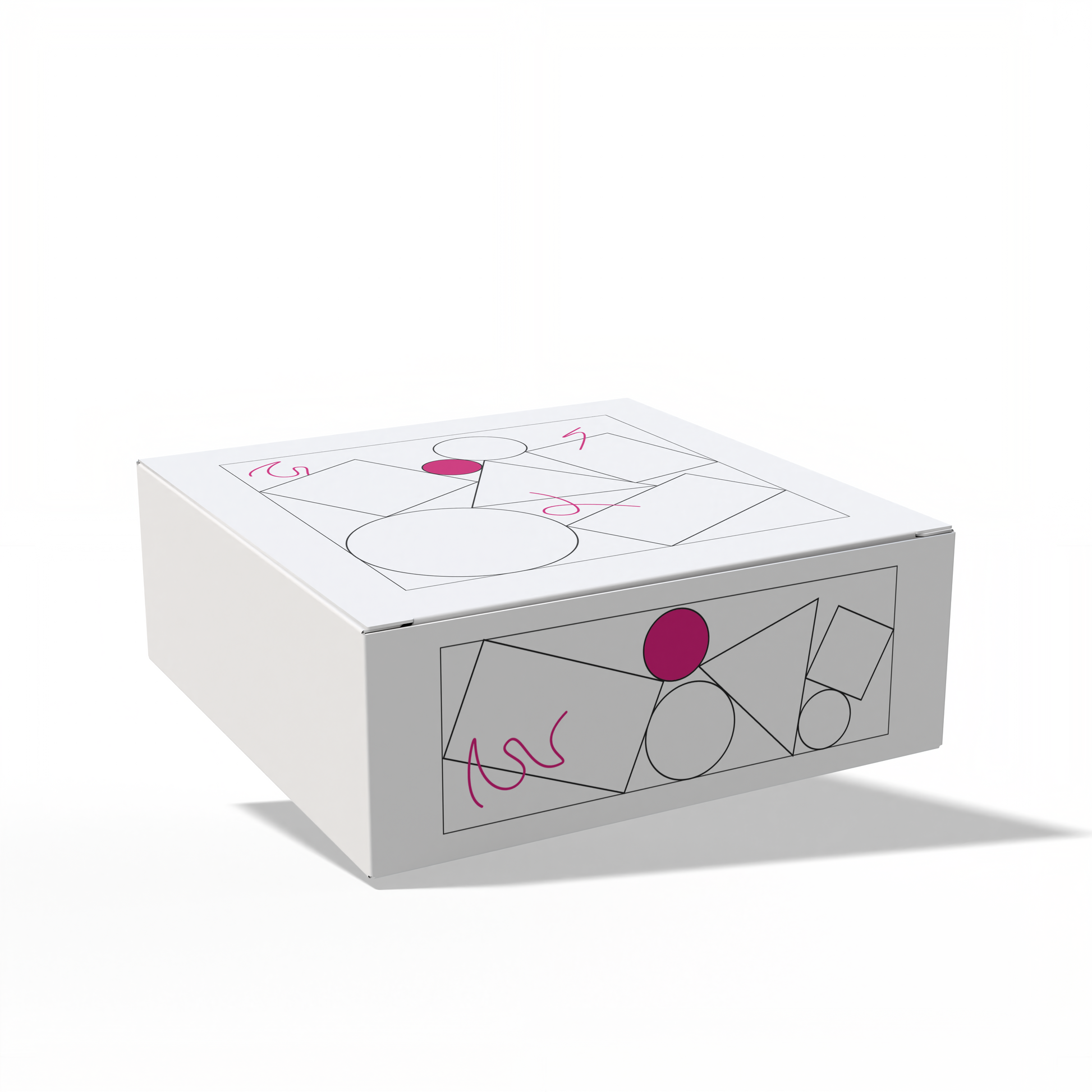 Design Custom 4.5"x4.5"x1.625" Auto Lock Boxes Online | PrintLab by WEC | Closed Box