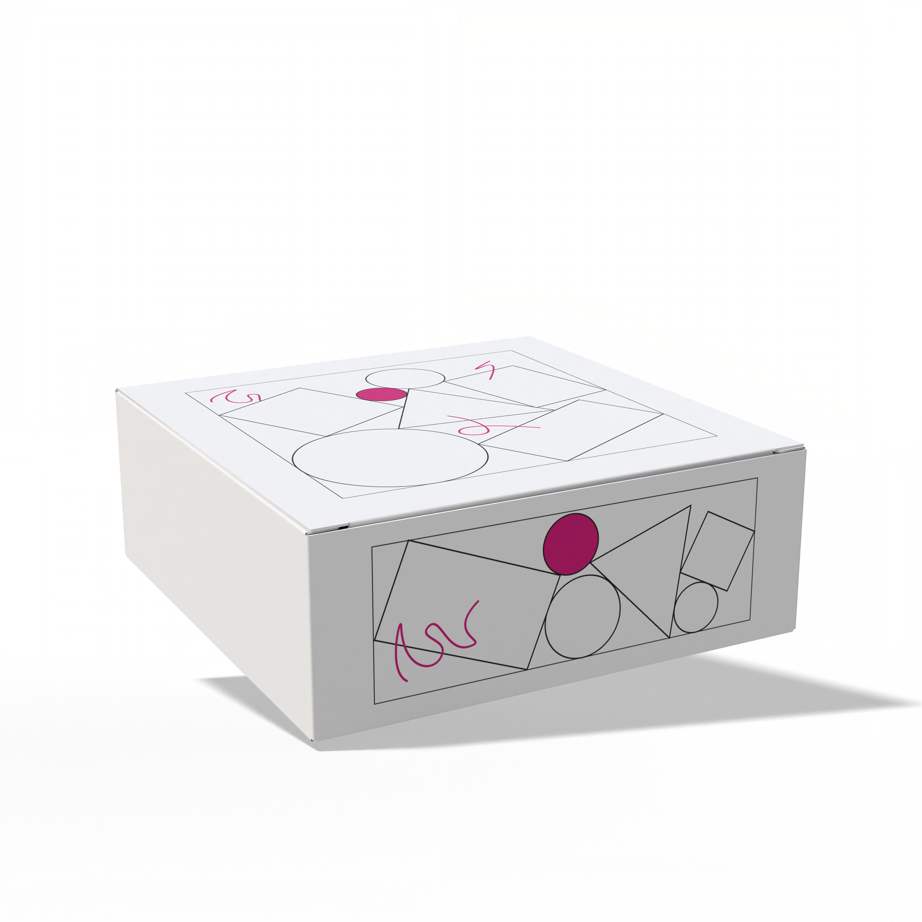 Design Custom 4.5"x4.5"x1.625" Auto Lock Boxes Online | PrintLab by WEC | Closed Box