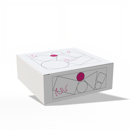 Design Custom 4.5"x4.5"x1.625" Auto Lock Boxes Online | PrintLab by WEC | Closed Box