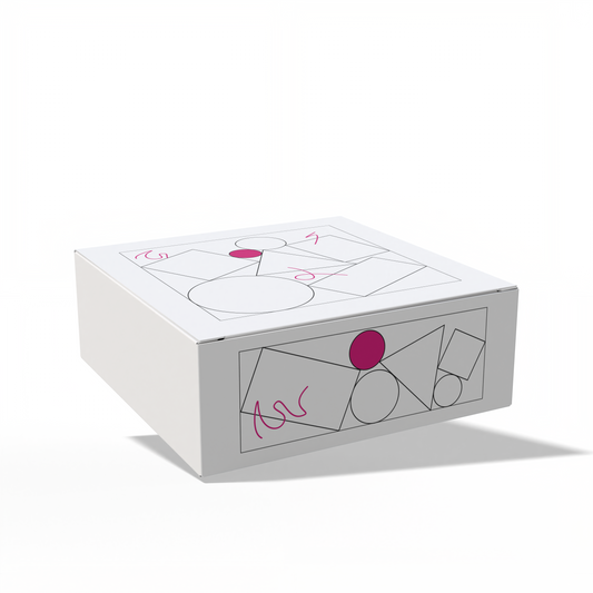 Design Custom 4.5"x4.5"x1.625" Auto Lock Boxes Online | PrintLab by WEC | Closed Box