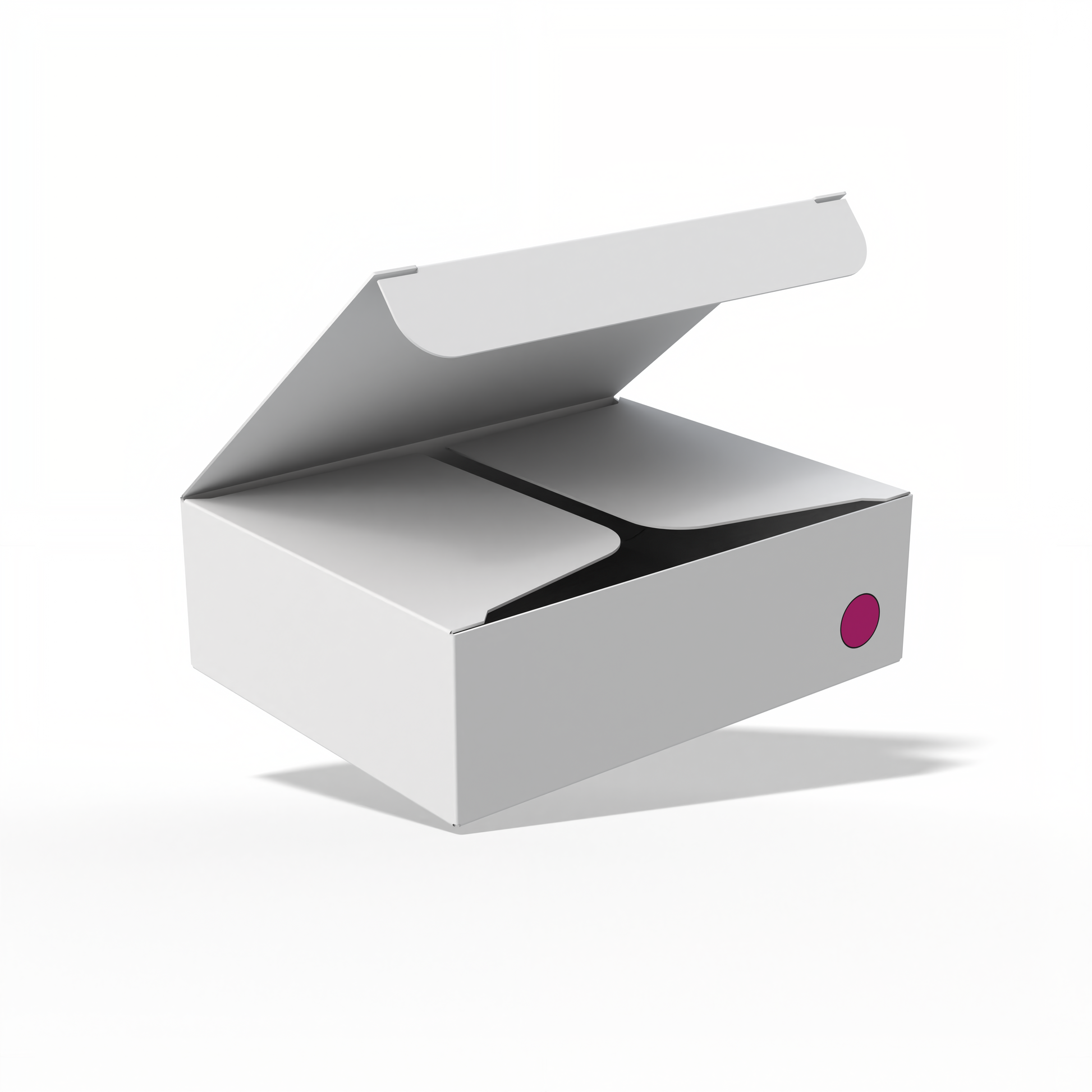 Design Custom 4"x3.125"x1.25" Auto Lock Boxes Online | PrintLab by WEC | Open Box