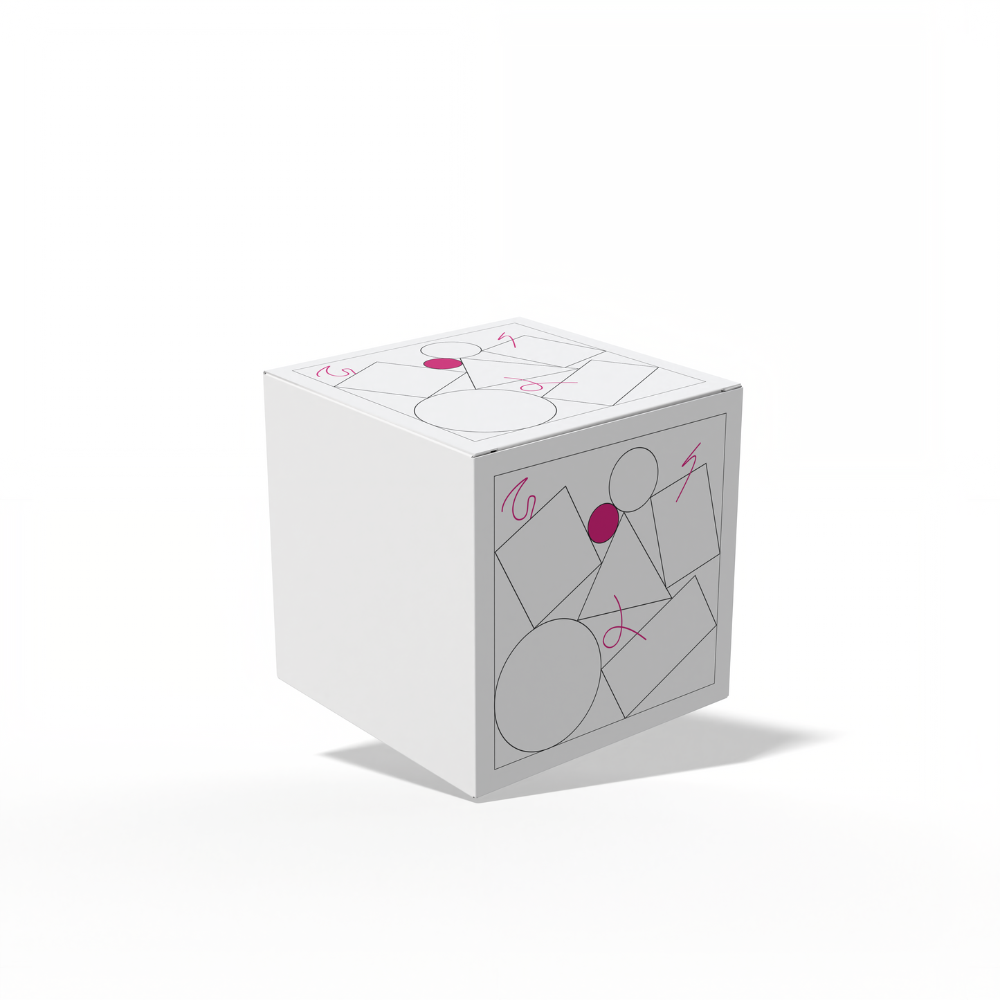 Design Custom 4"x4"x4" Auto Lock Boxes Online | PrintLab by WEC | Closed Box