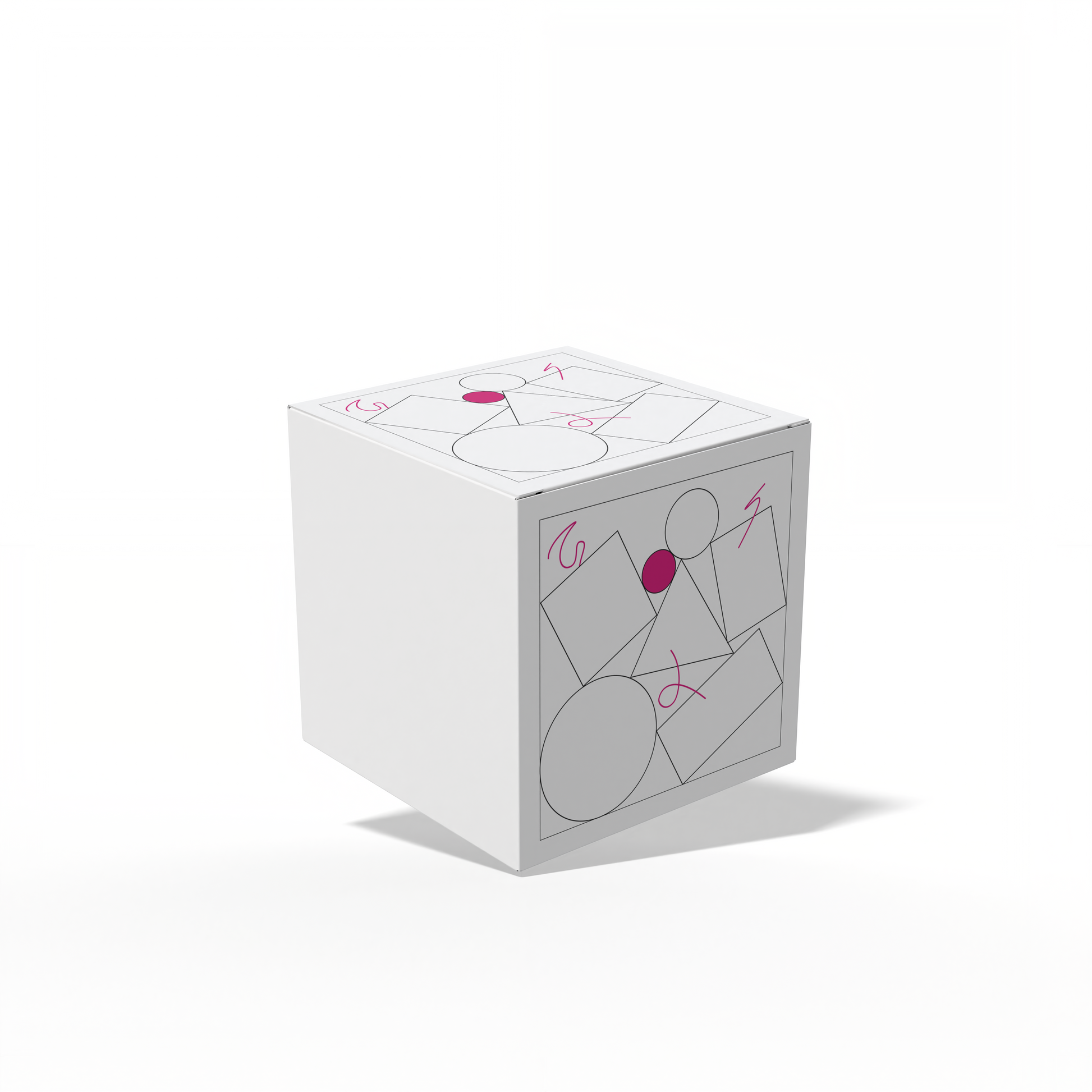 Design Custom 4"x4"x4" Auto Lock Boxes Online | PrintLab by WEC | Closed Box