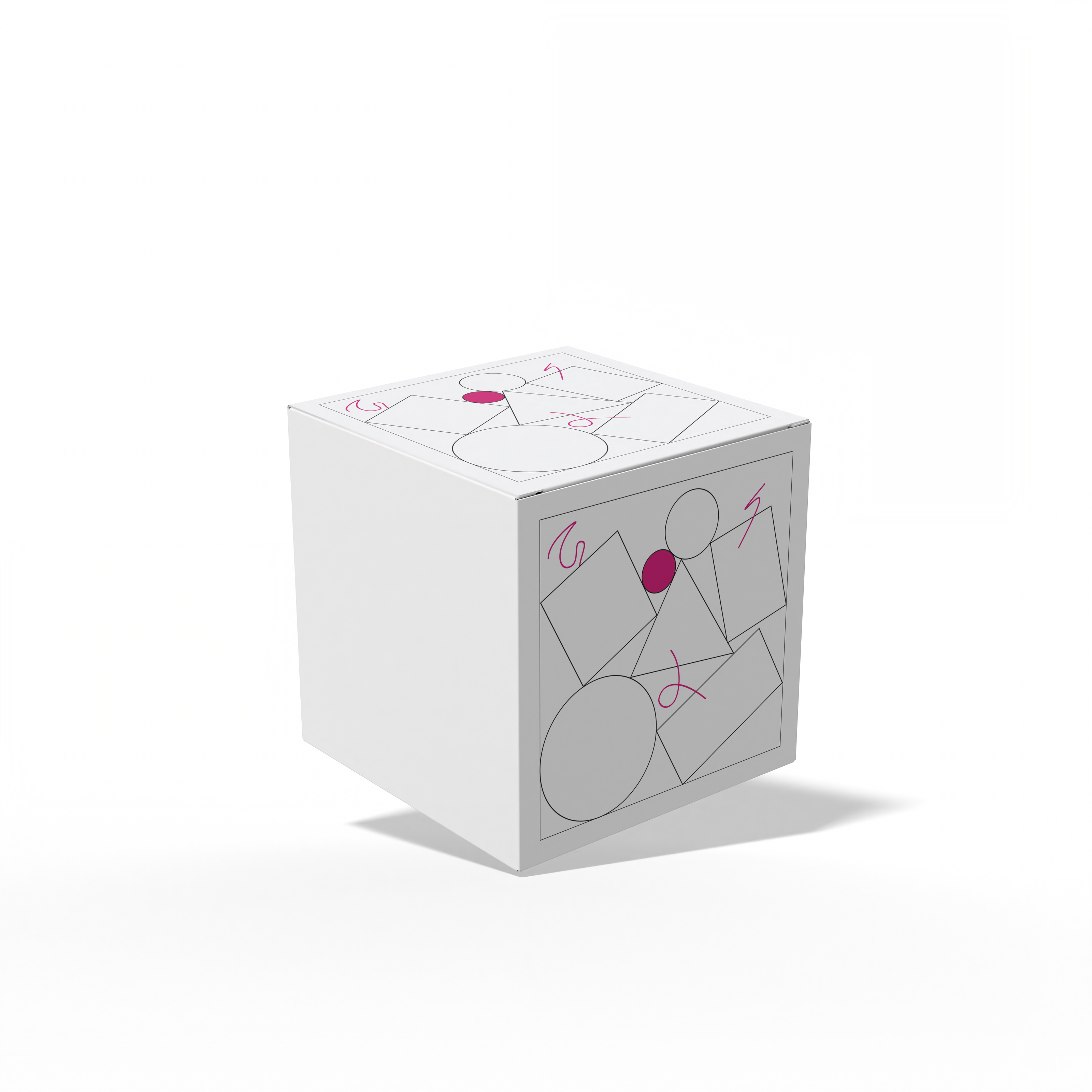 Design Custom 4"x4"x4" Auto Lock Boxes Online | PrintLab by WEC | Closed Box