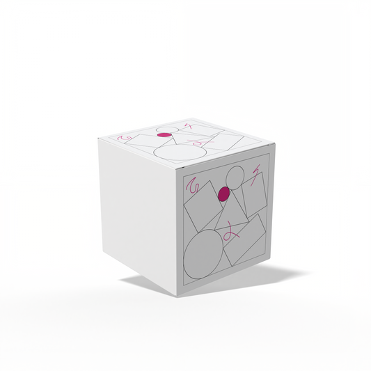Design Custom 4"x4"x4" Auto Lock Boxes Online | PrintLab by WEC | Closed Box