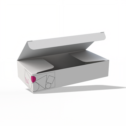 Design Custom 5.375"x2.75"x1.125" Auto Lock Boxes Online | PrintLab by WEC | Open Box