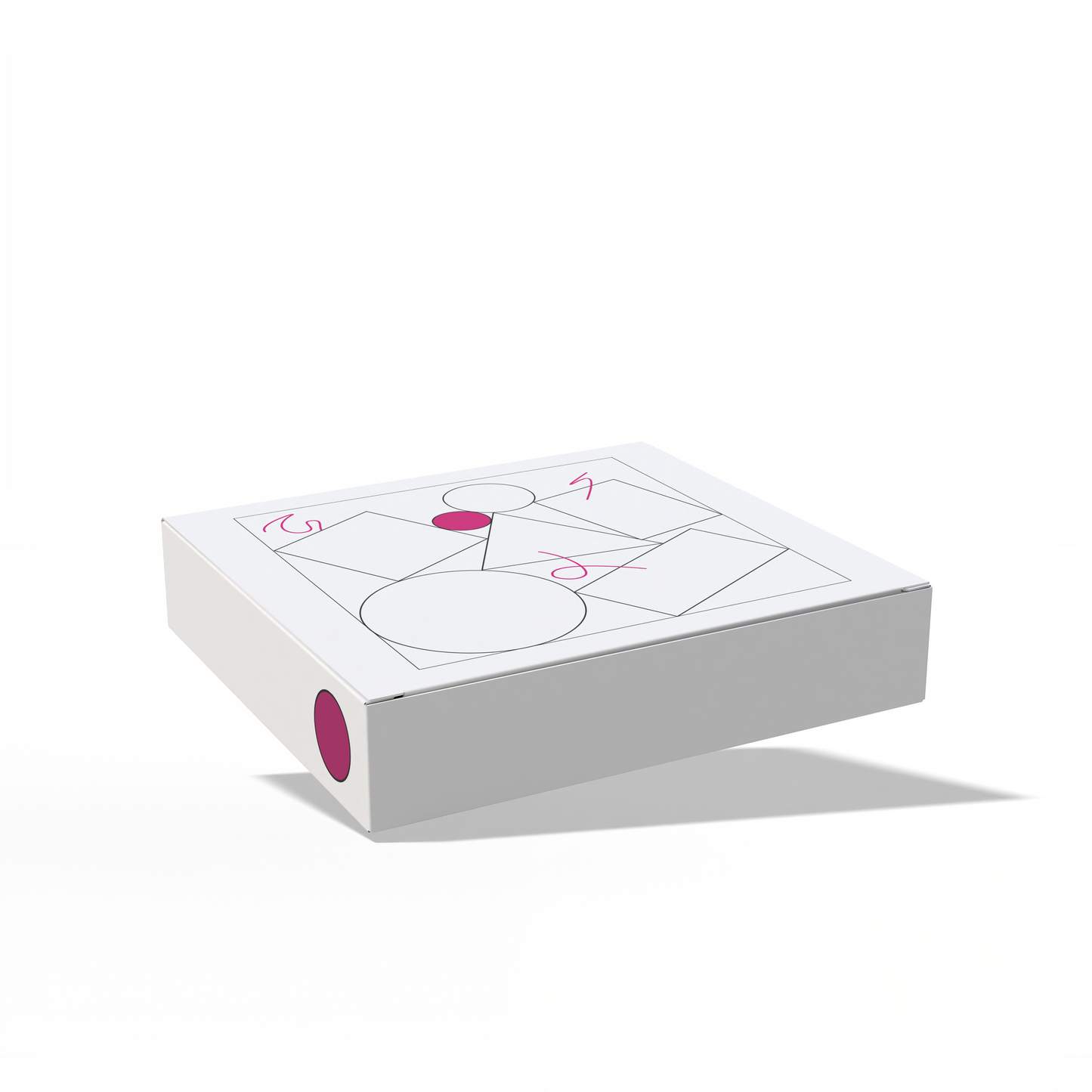 Design Custom 5.625"x5.125"x1.125" Auto Lock Boxes Online | PrintLab by WEC | Closed Box