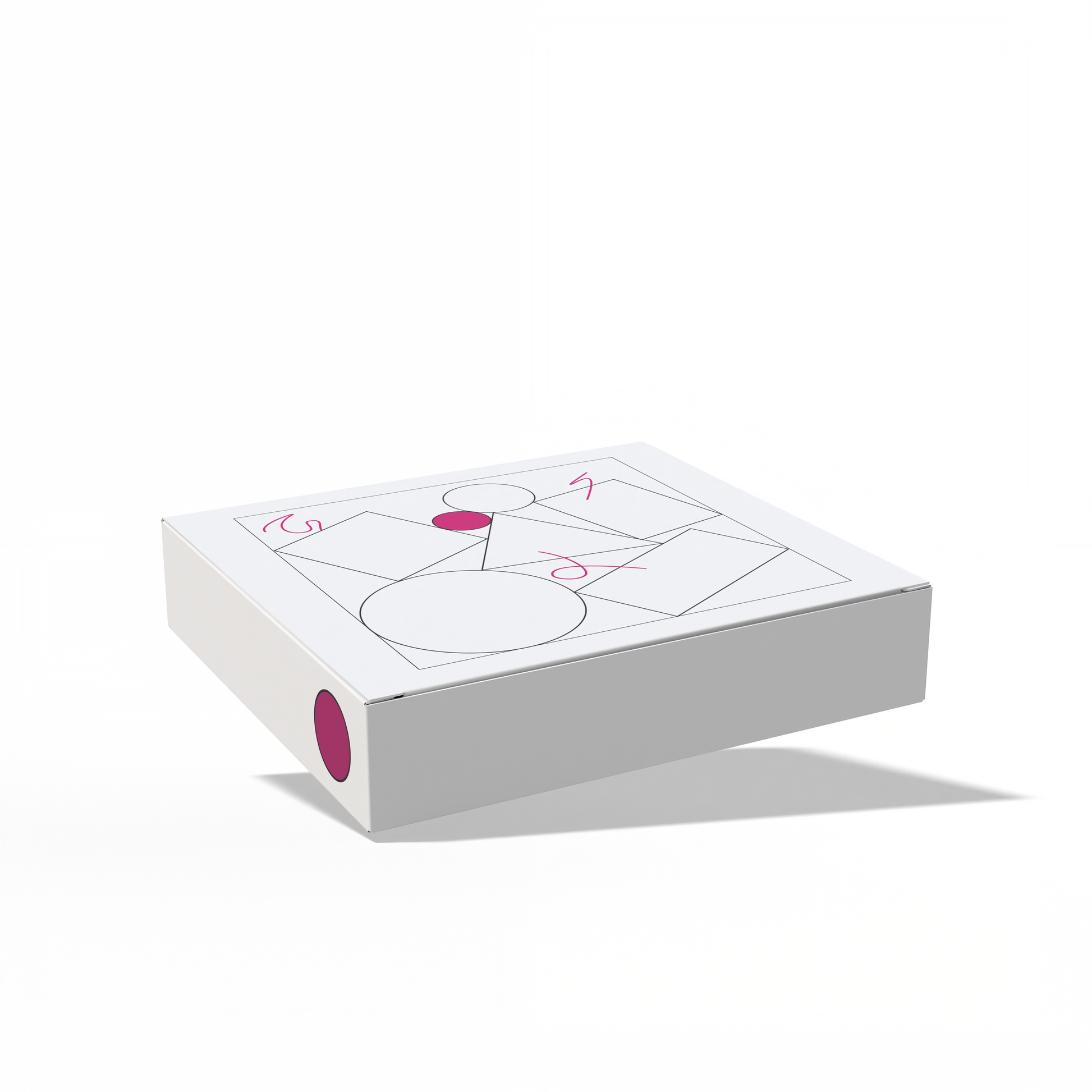 Design Custom 5.625"x5.125"x1.125" Auto Lock Boxes Online | PrintLab by WEC | Closed Box
