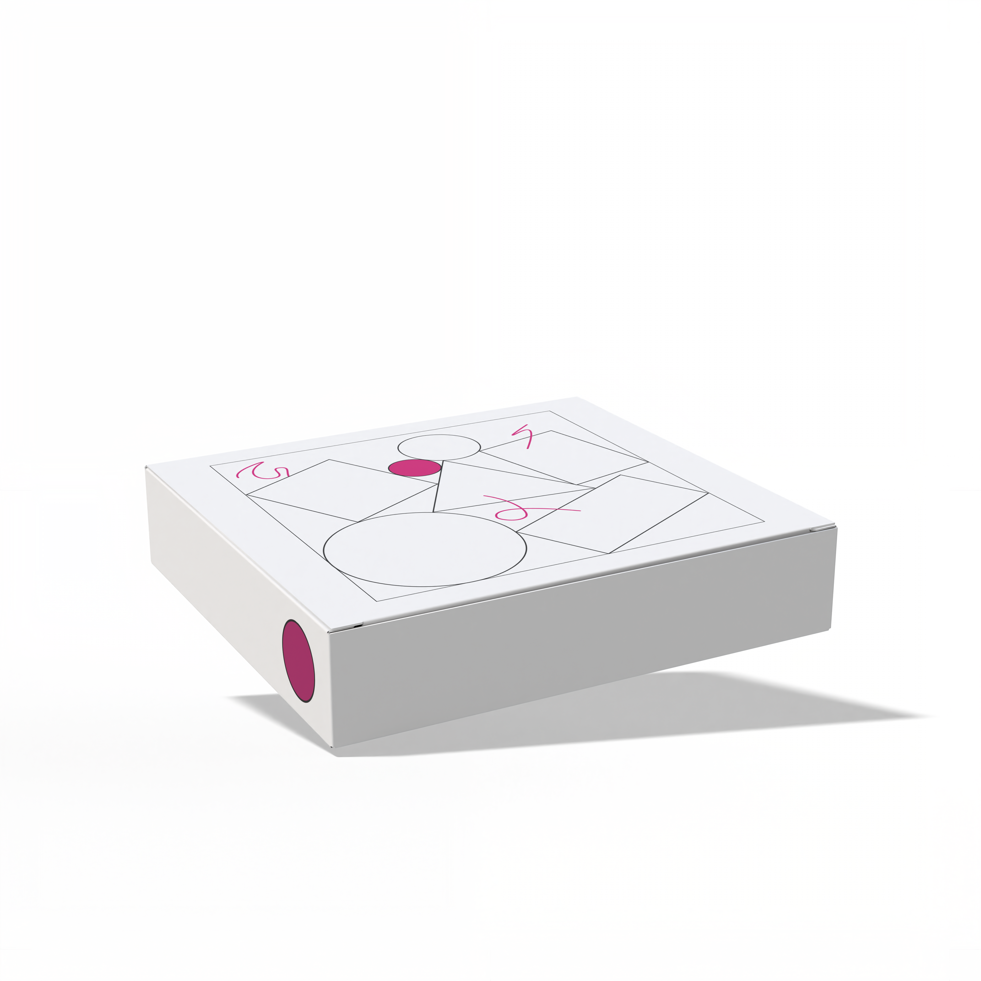 Design Custom 5.625"x5.125"x1.125" Auto Lock Boxes Online | PrintLab by WEC | Closed Box