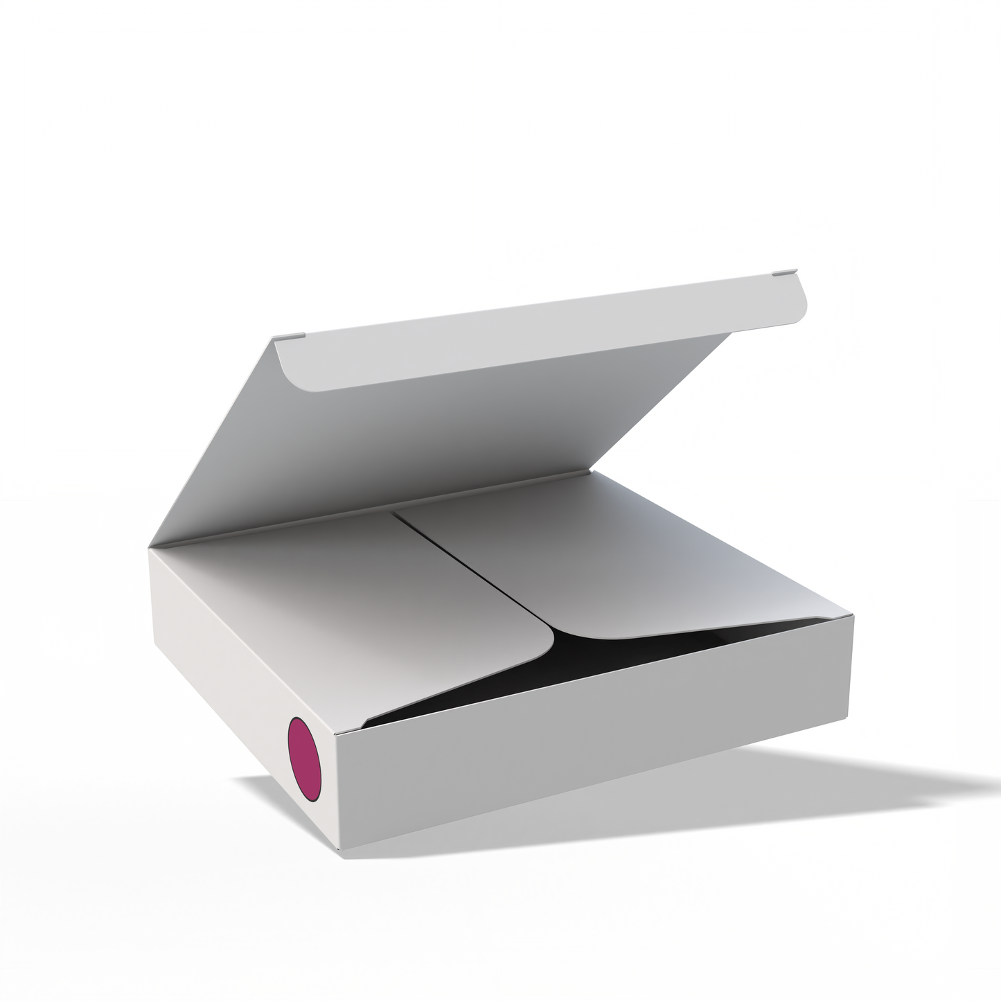 Design Custom 5.625"x5.125"x1.125" Auto Lock Boxes Online | PrintLab by WEC | Open Box