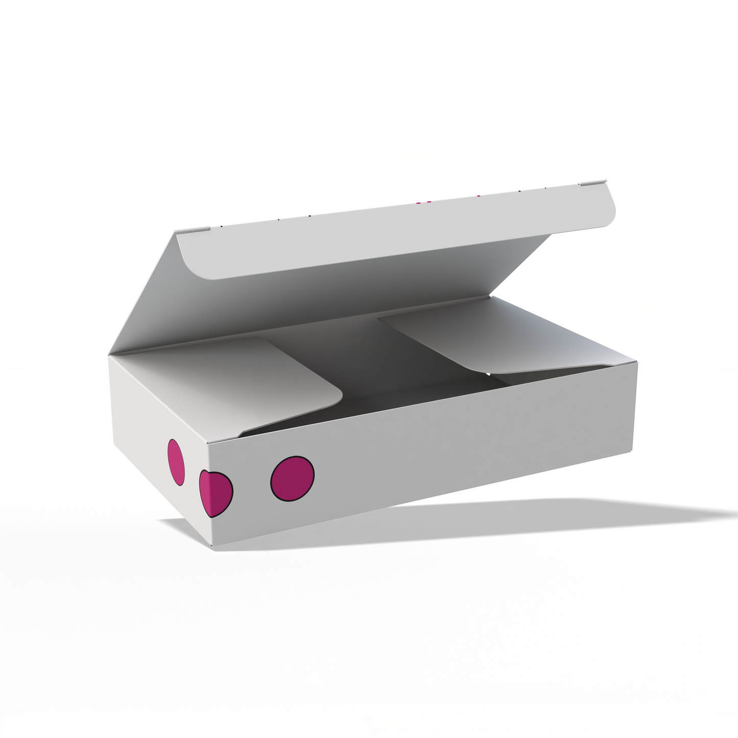 Design Custom 6"x3.5"x1.25" Auto Lock Boxes Online | PrintLab by WEC | Open Box