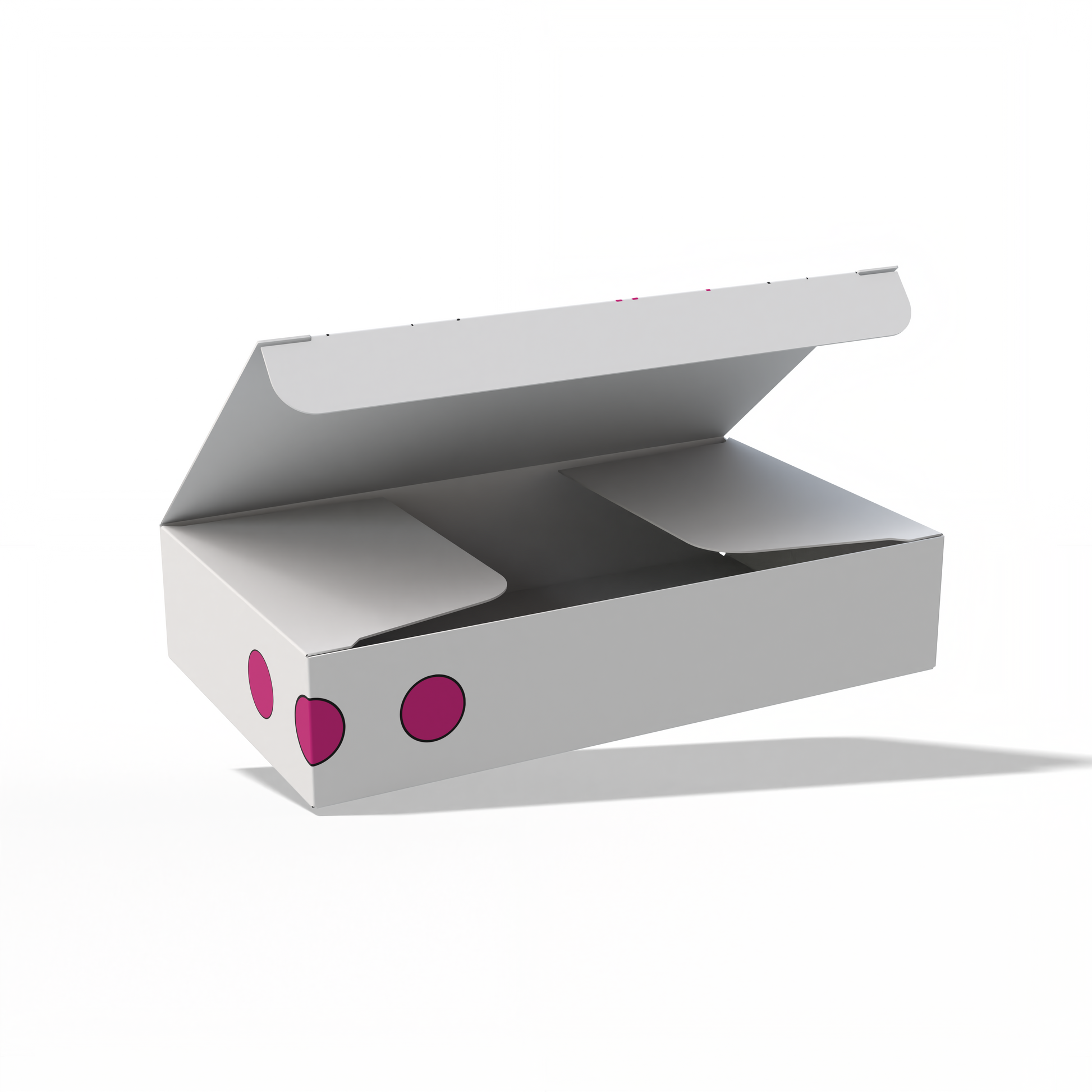 Design Custom 6"x3.5"x1.25" Auto Lock Boxes Online | PrintLab by WEC | Open Box