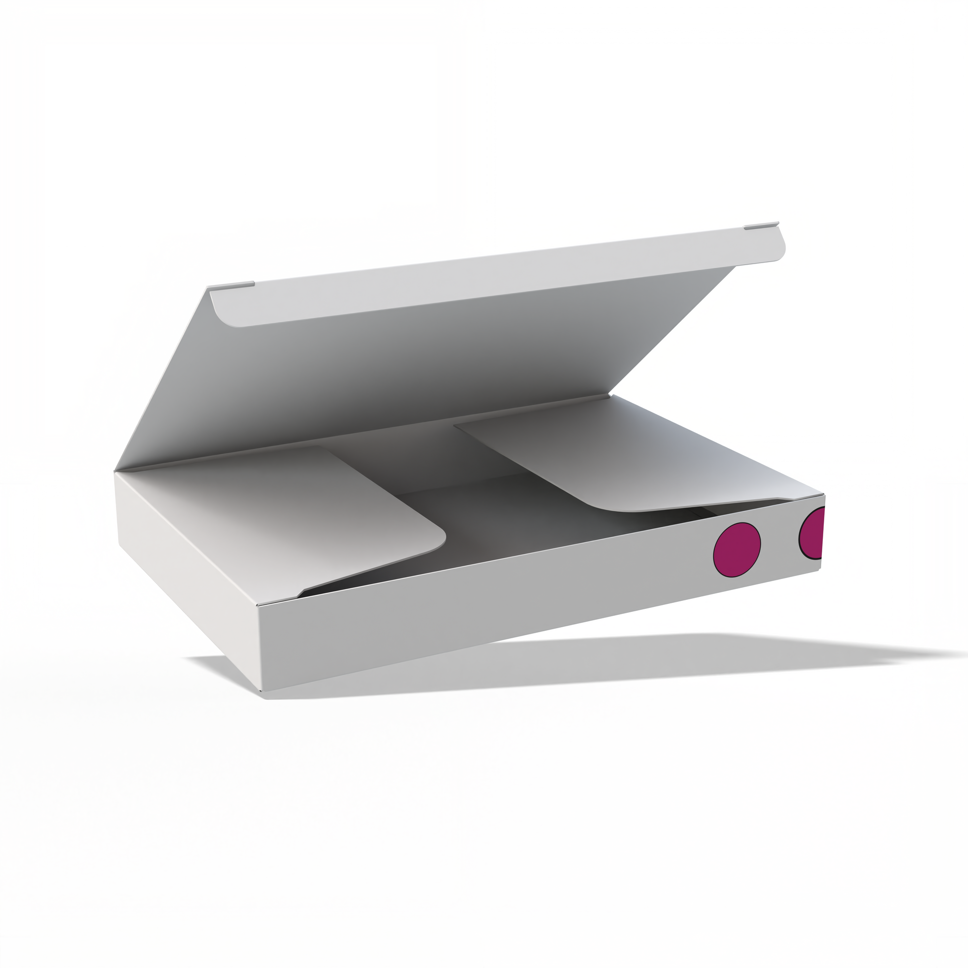 Design Custom 6"x4"x0.75" Auto Lock Boxes Online | PrintLab by WEC | Open Box