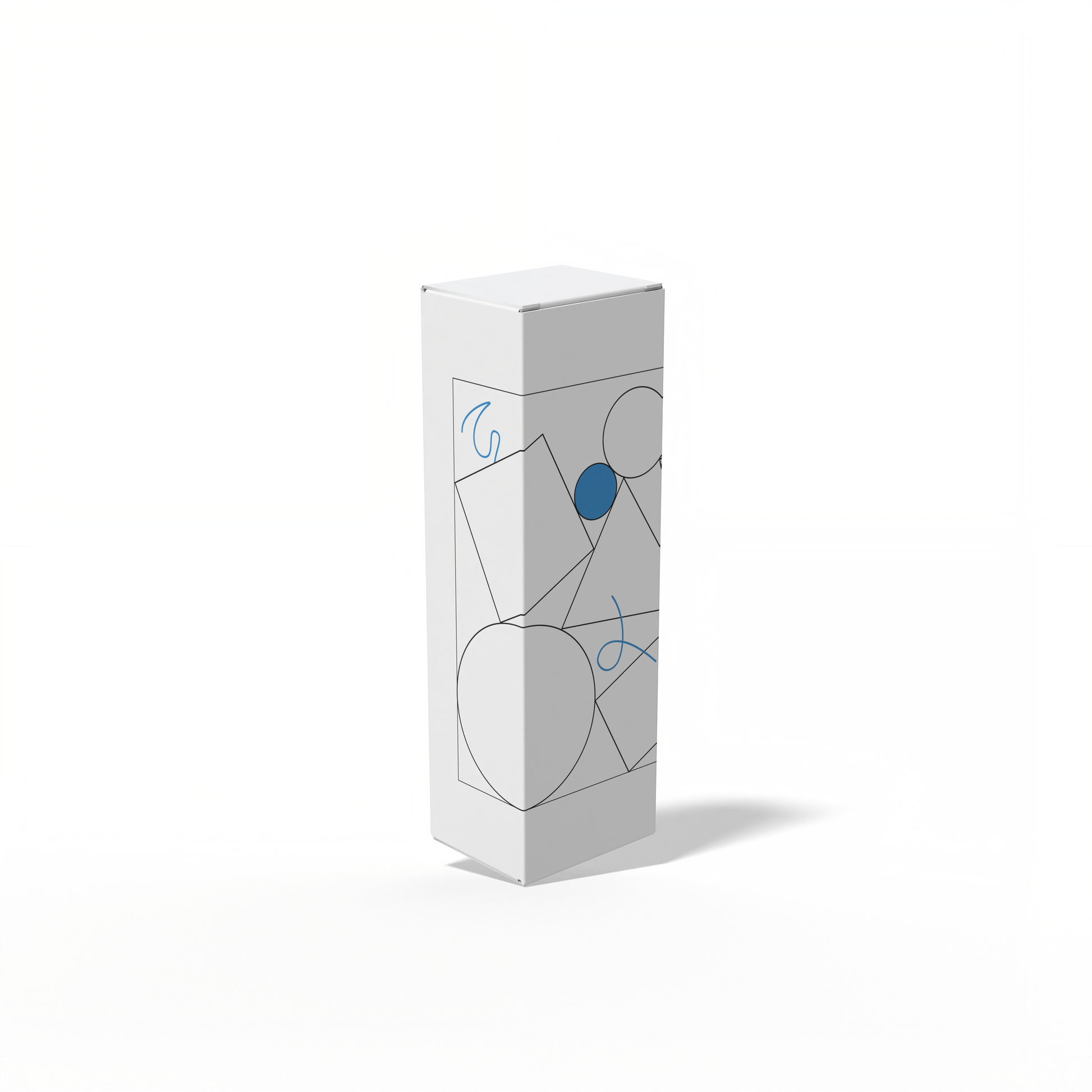 Design Custom 1.25"x1"x4" Cross Tuck Boxes Online | PrintLab by WEC | Closed