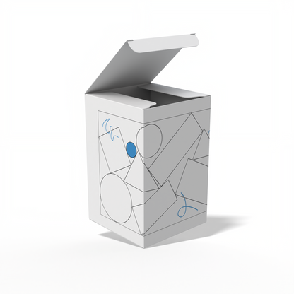 Design Custom 2.75"x2.75"x4.25" Cross Tuck Boxes Online | PrintLab by WEC | Open Box
