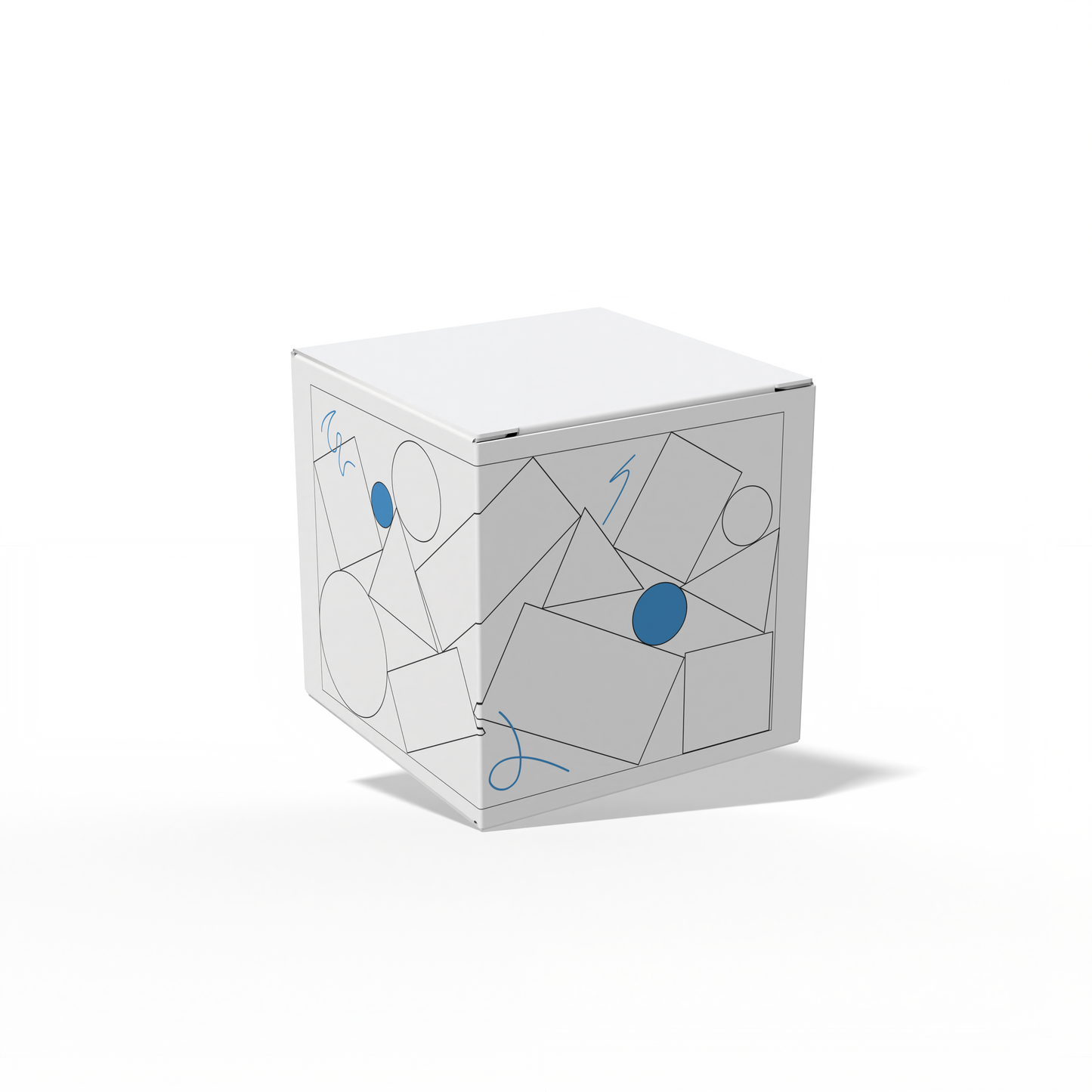 Design Custom 2"x2"x2" Cross Tuck Boxes Online | PrintLab by WEC | Closed