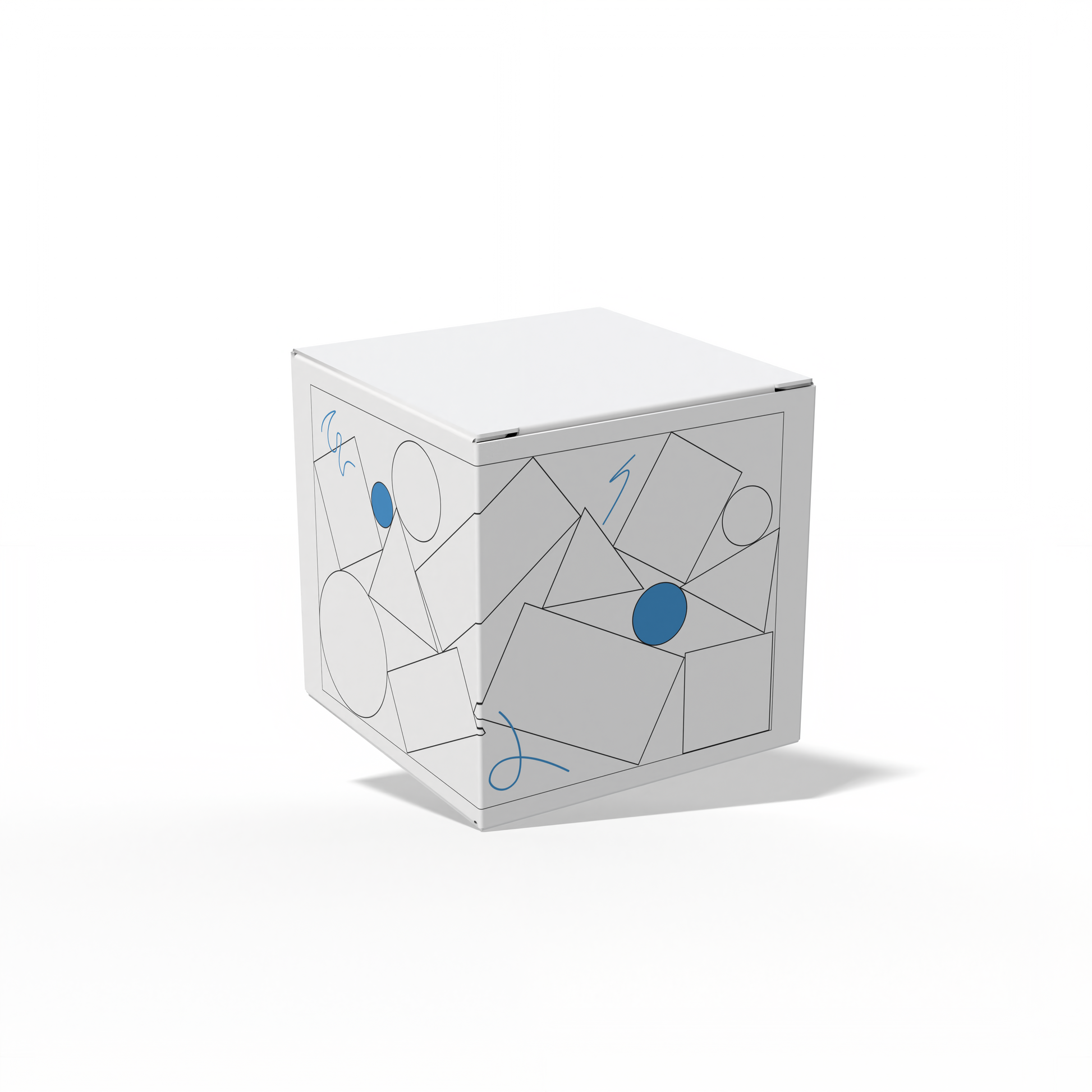 Design Custom 2"x2"x2" Cross Tuck Boxes Online | PrintLab by WEC | Closed