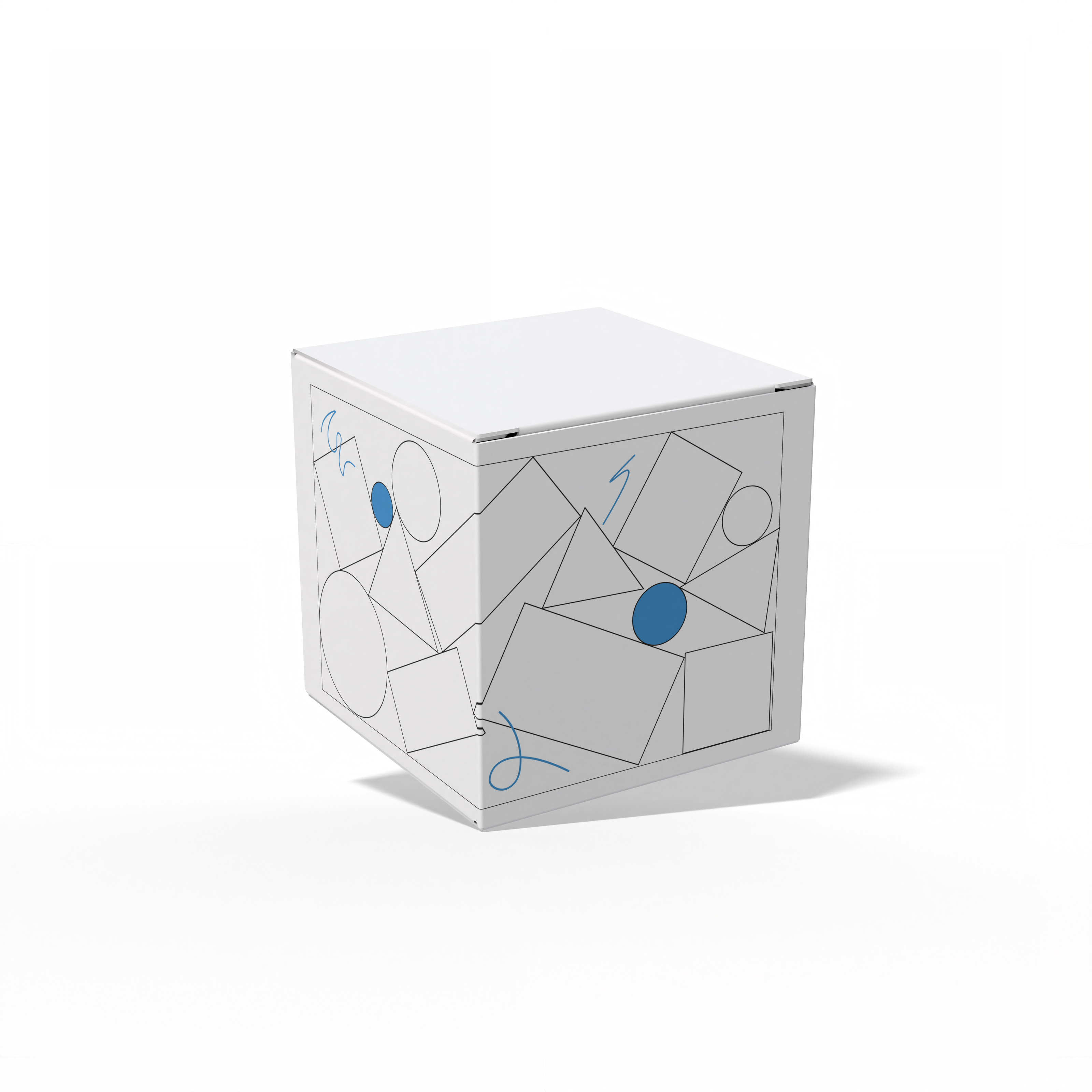 Design Custom 2"x2"x2" Cross Tuck Boxes Online | PrintLab by WEC | Closed