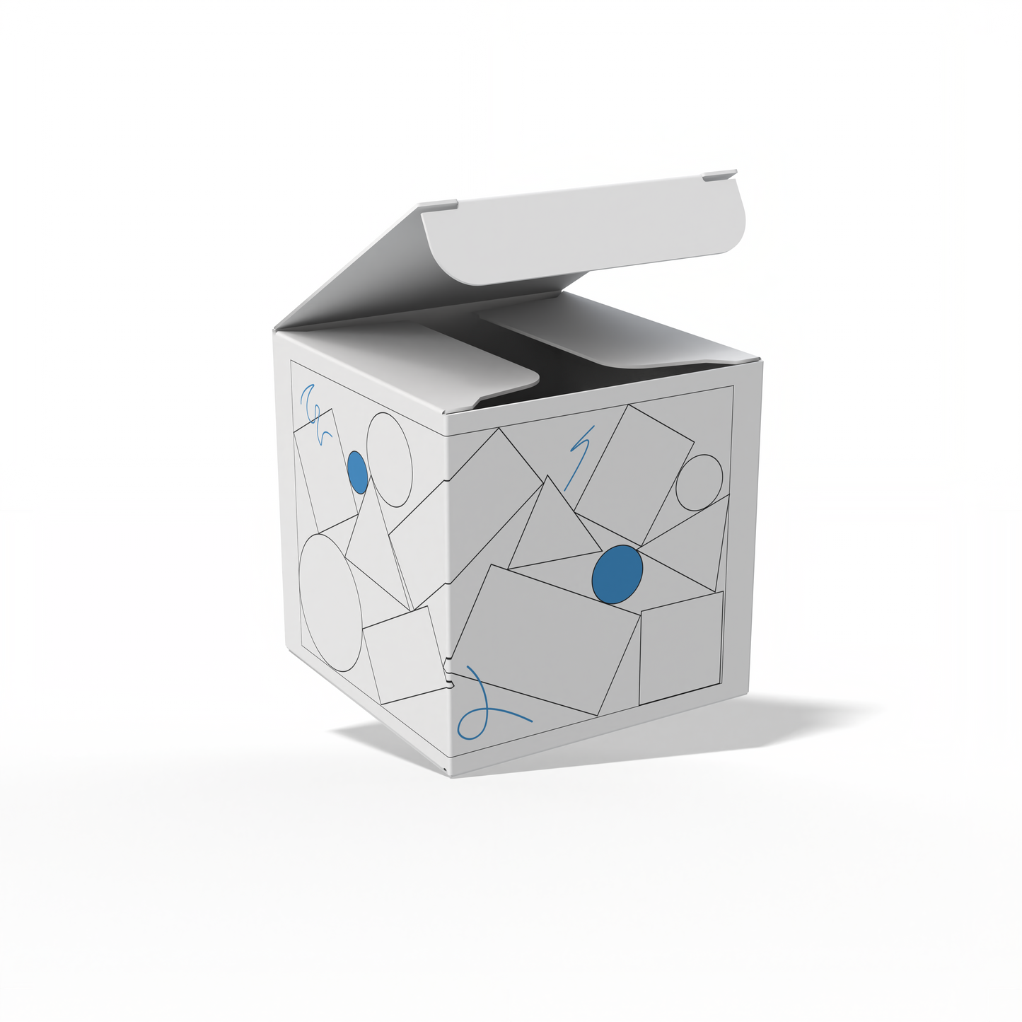 Design Custom 2"x2"x2" Cross Tuck Boxes Online | PrintLab by WEC | Open