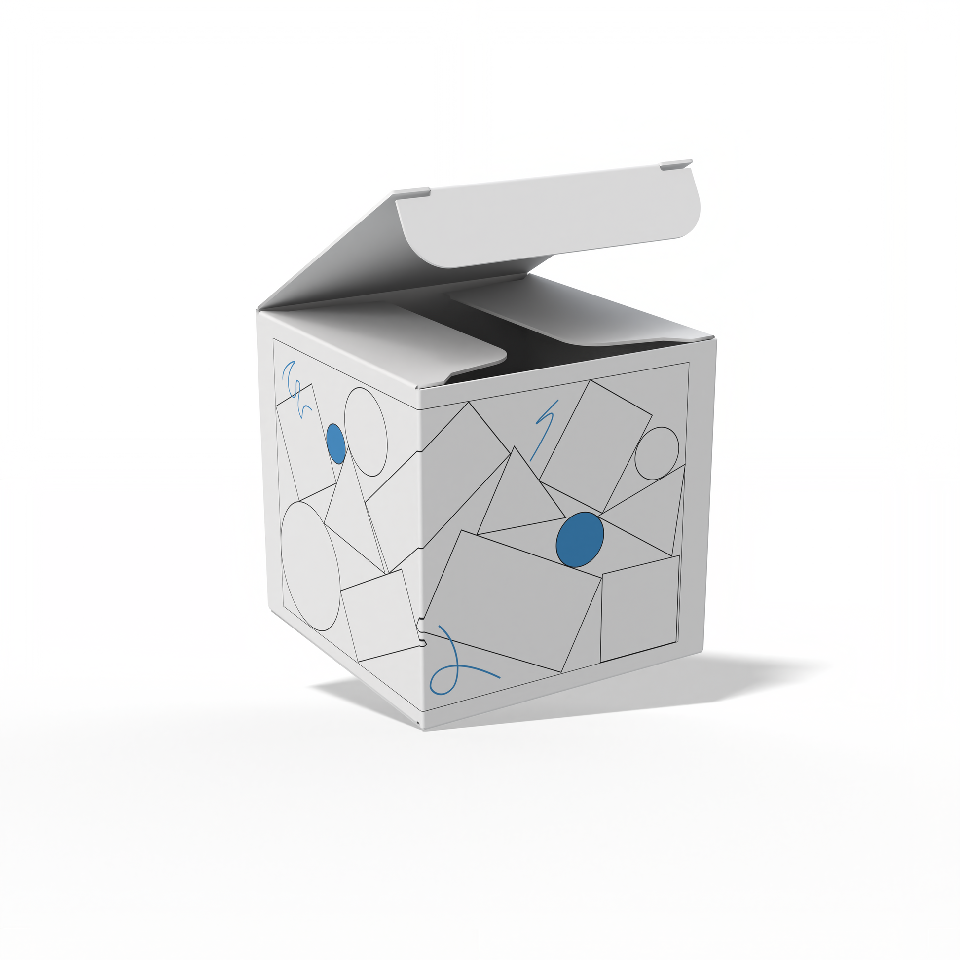 Design Custom 2"x2"x2" Cross Tuck Boxes Online | PrintLab by WEC | Open