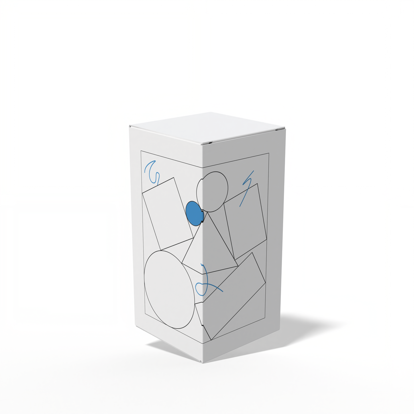 Design Custom 2"x2"x4" Cross Tuck Boxes Online | PrintLab by WEC | Closed