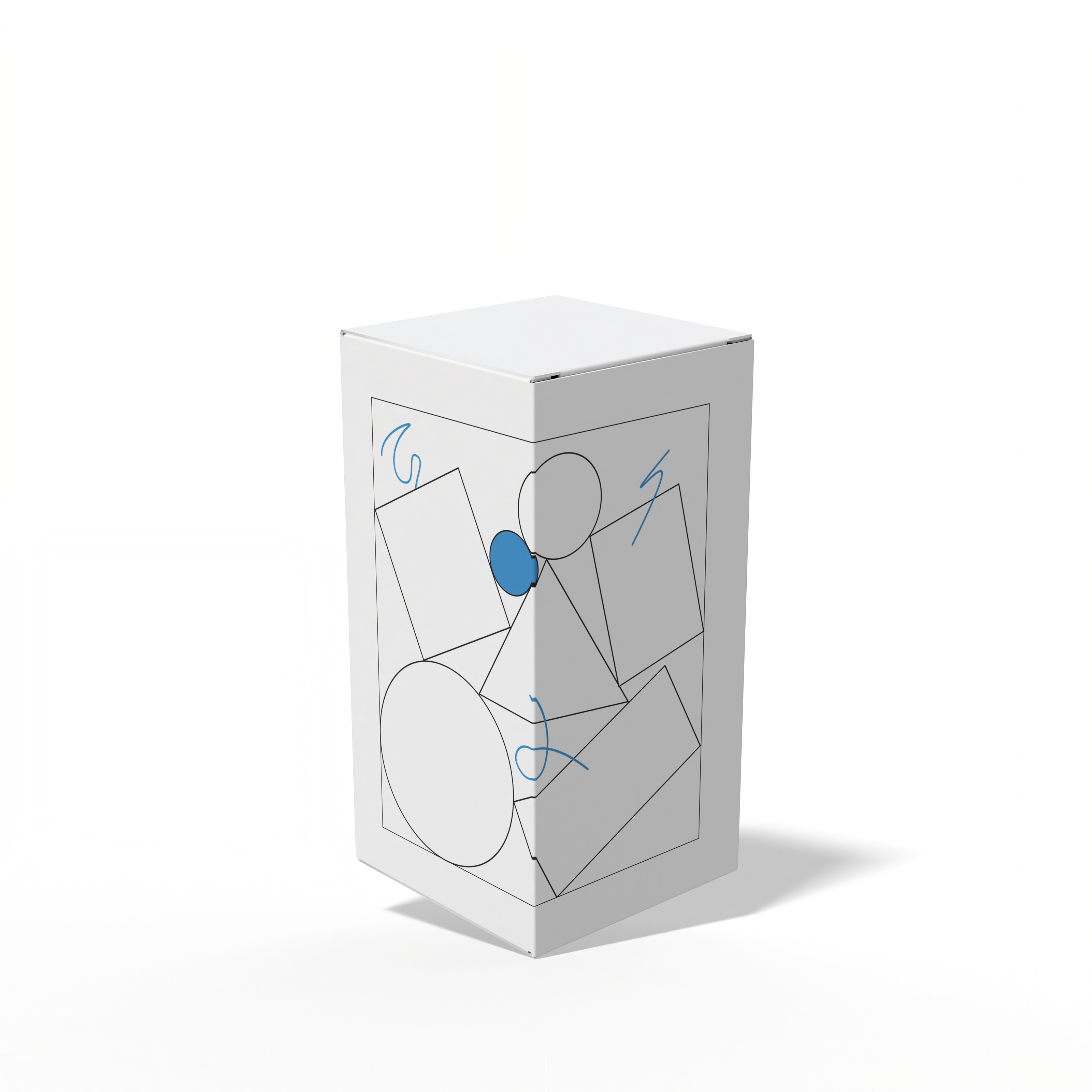 Design Custom 2"x2"x4" Cross Tuck Boxes Online | PrintLab by WEC | Closed