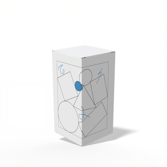 Design Custom 2"x2"x4" Cross Tuck Boxes Online | PrintLab by WEC | Closed