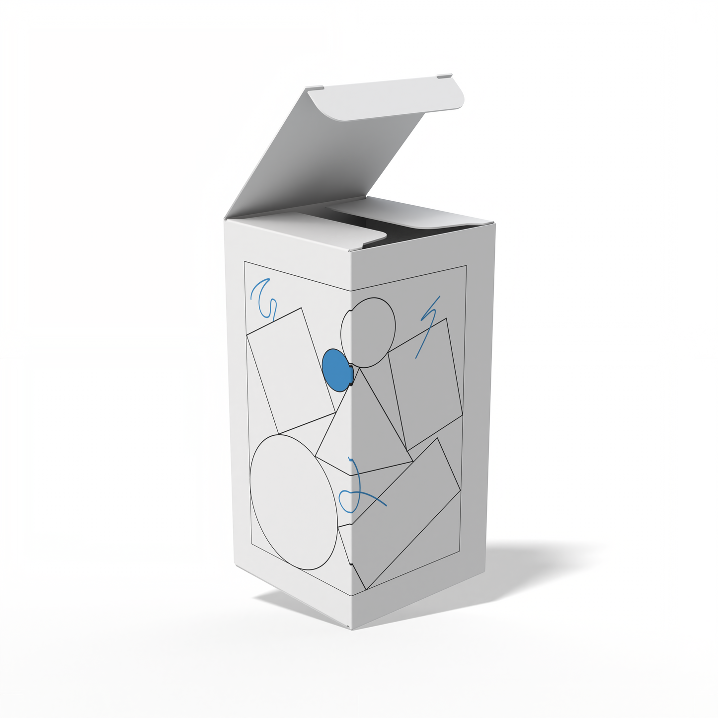Design Custom 2"x2"x4" Cross Tuck Boxes Online | PrintLab by WEC | Open