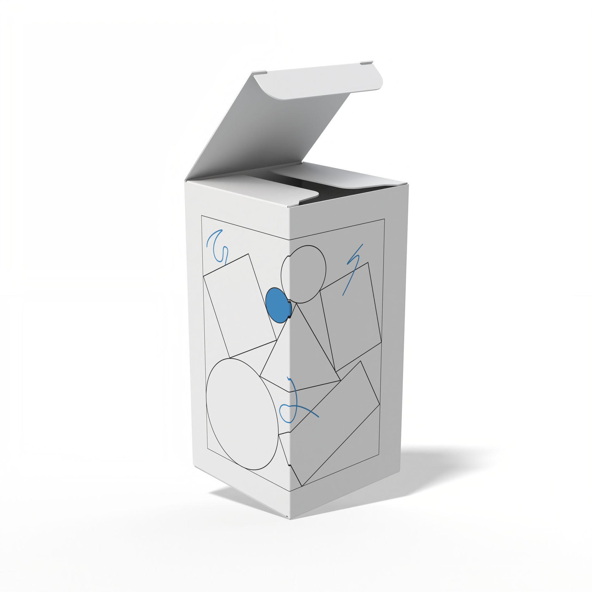 Design Custom 2"x2"x4" Cross Tuck Boxes Online | PrintLab by WEC | Open