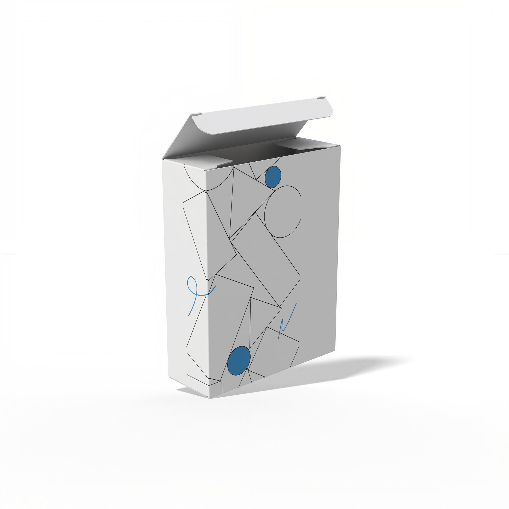 Design Custom 3.125"x1.125"x4" Cross Tuck Boxes Online | PrintLab by WEC | Open Box