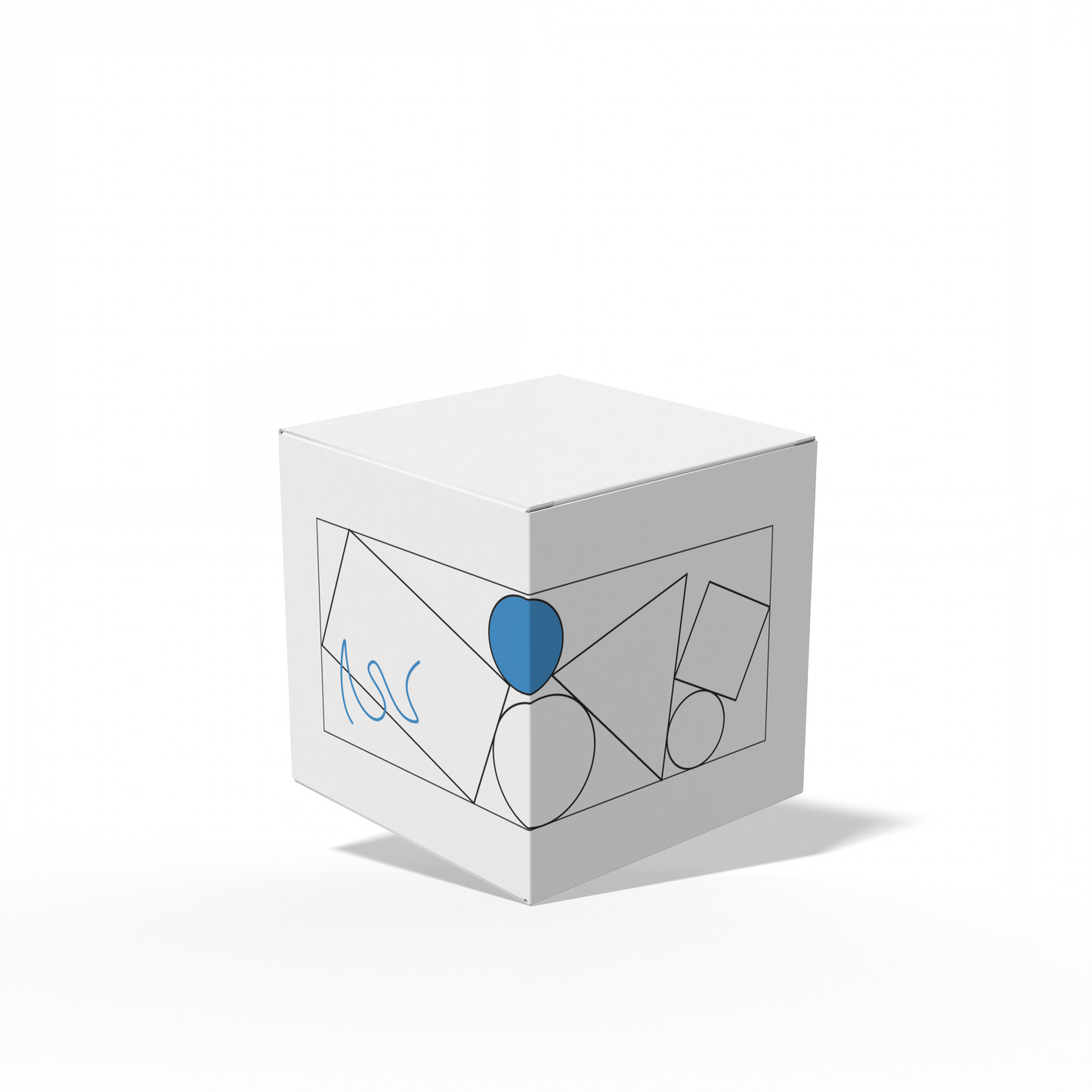 Design Custom 3"x3"x3" Cross Tuck Boxes Online | PrintLab by WEC | Closed Box