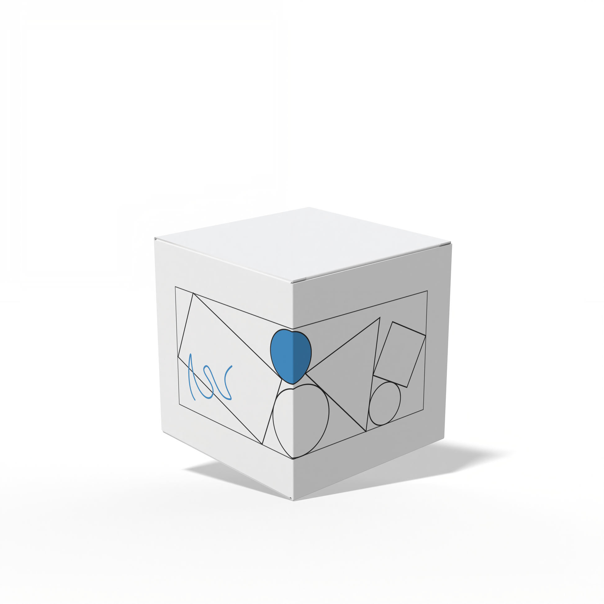 Design Custom 3"x3"x3" Cross Tuck Boxes Online | PrintLab by WEC | Closed Box