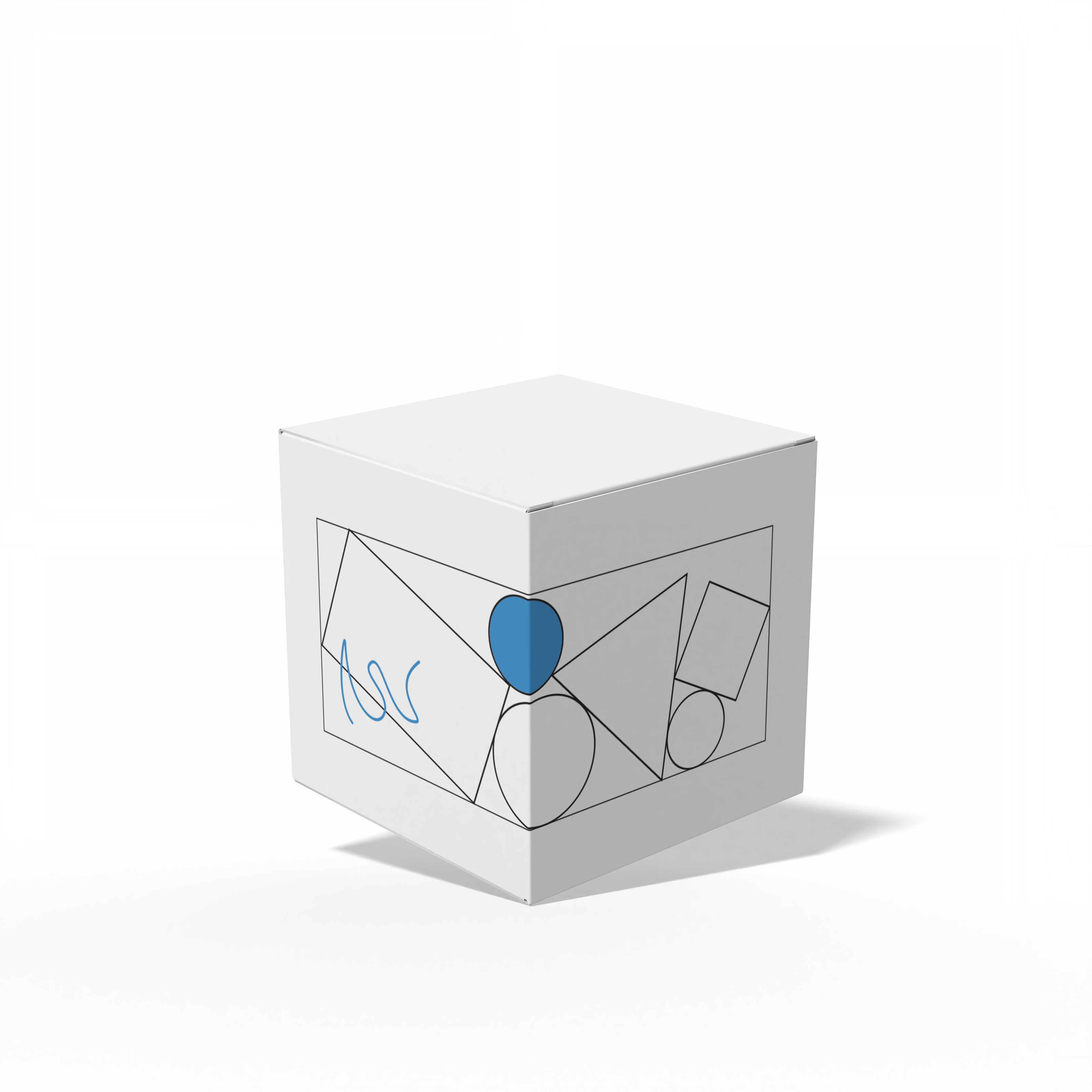 Design Custom 3"x3"x3" Cross Tuck Boxes Online | PrintLab by WEC | Closed Box