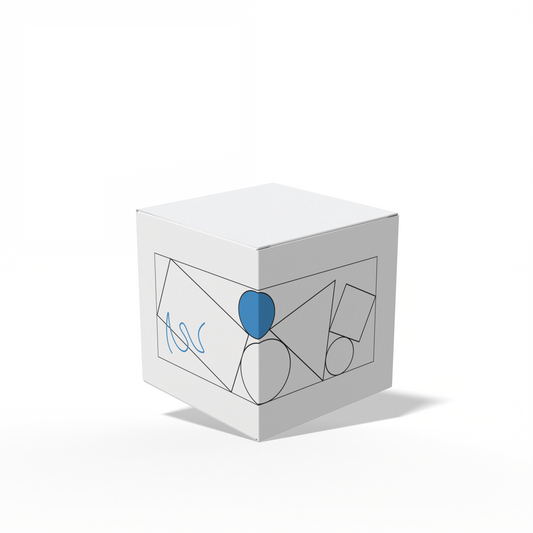 Design Custom 3"x3"x3" Cross Tuck Boxes Online | PrintLab by WEC | Closed Box