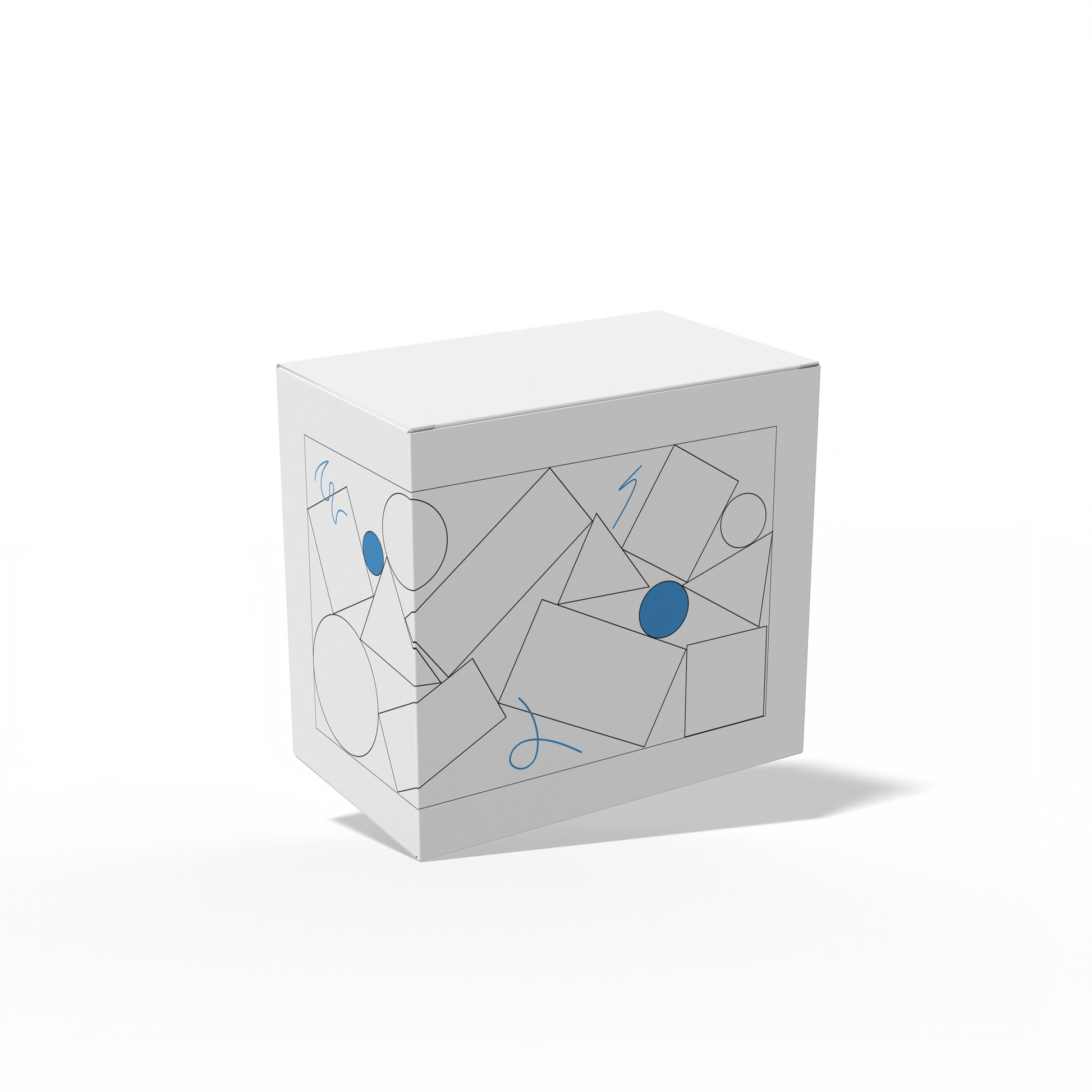 Design Custom 4.375"x2.625"x4" Cross Tuck Boxes Online | PrintLab by WEC | Closed Box