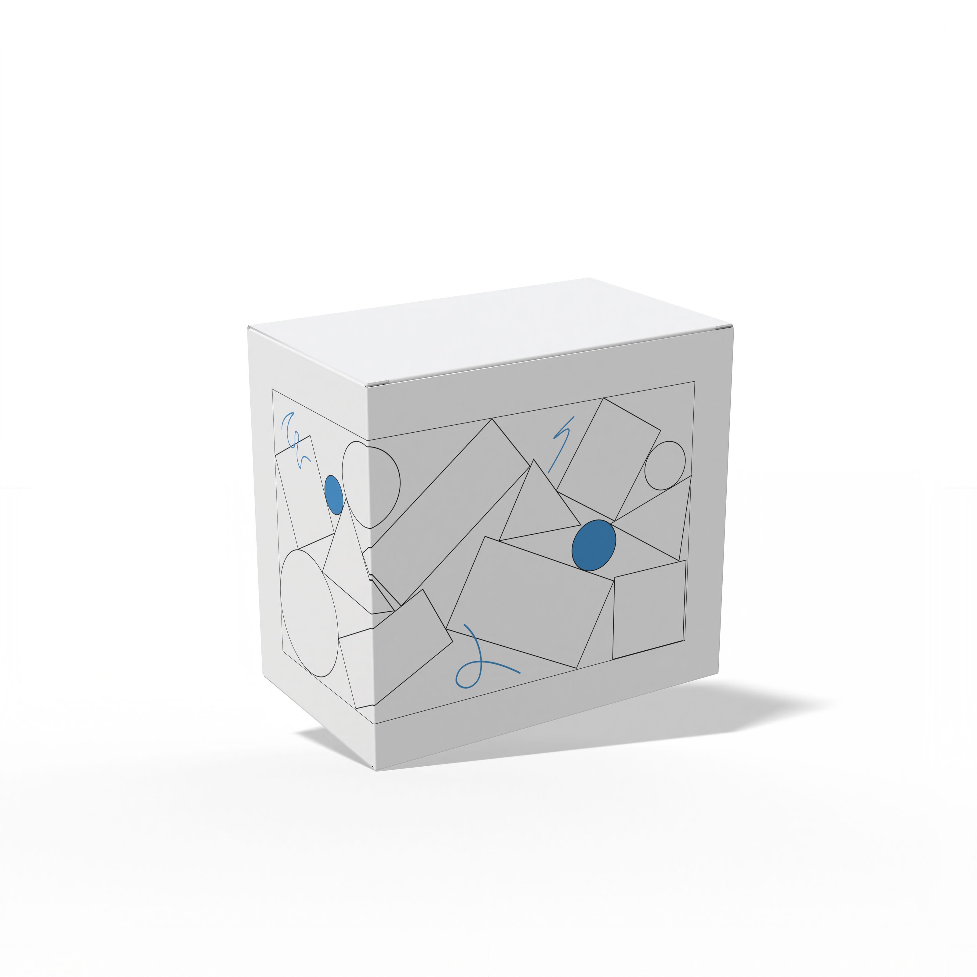 Design Custom 4.375"x2.625"x4" Cross Tuck Boxes Online | PrintLab by WEC | Closed Box