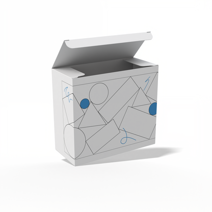 Design Custom 4.5"x2"x4" Cross Tuck Boxes Online | PrintLab by WEC | Open Box